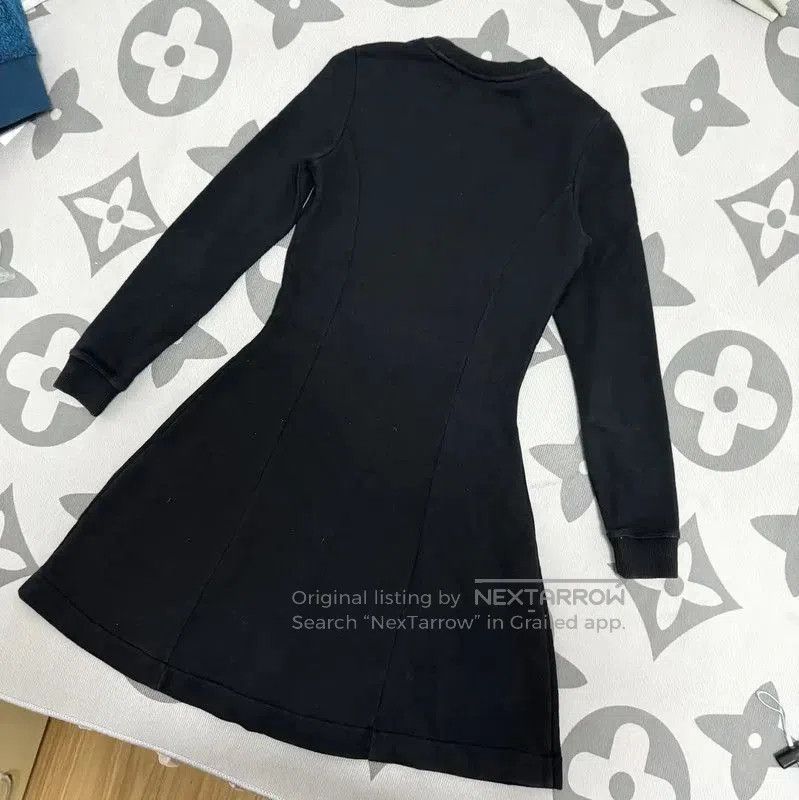 Kenzo Kenzo Black Cotton Dress with Tiger Logo . Size XS / US 0-2 / IT 36-38 - 4 Thumbnail