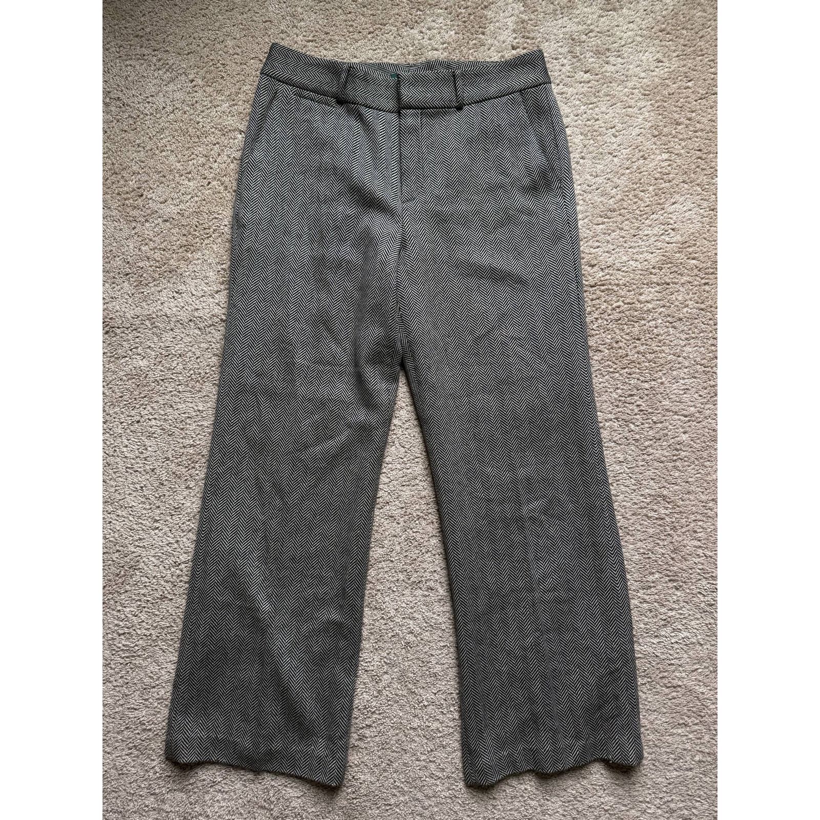 Ralph Lauren LAUREN Ralph Lauren Herringbone Wool Dress Pants Women's 10 Size 32" / US 10 / IT 46 - 1 Thumbnail