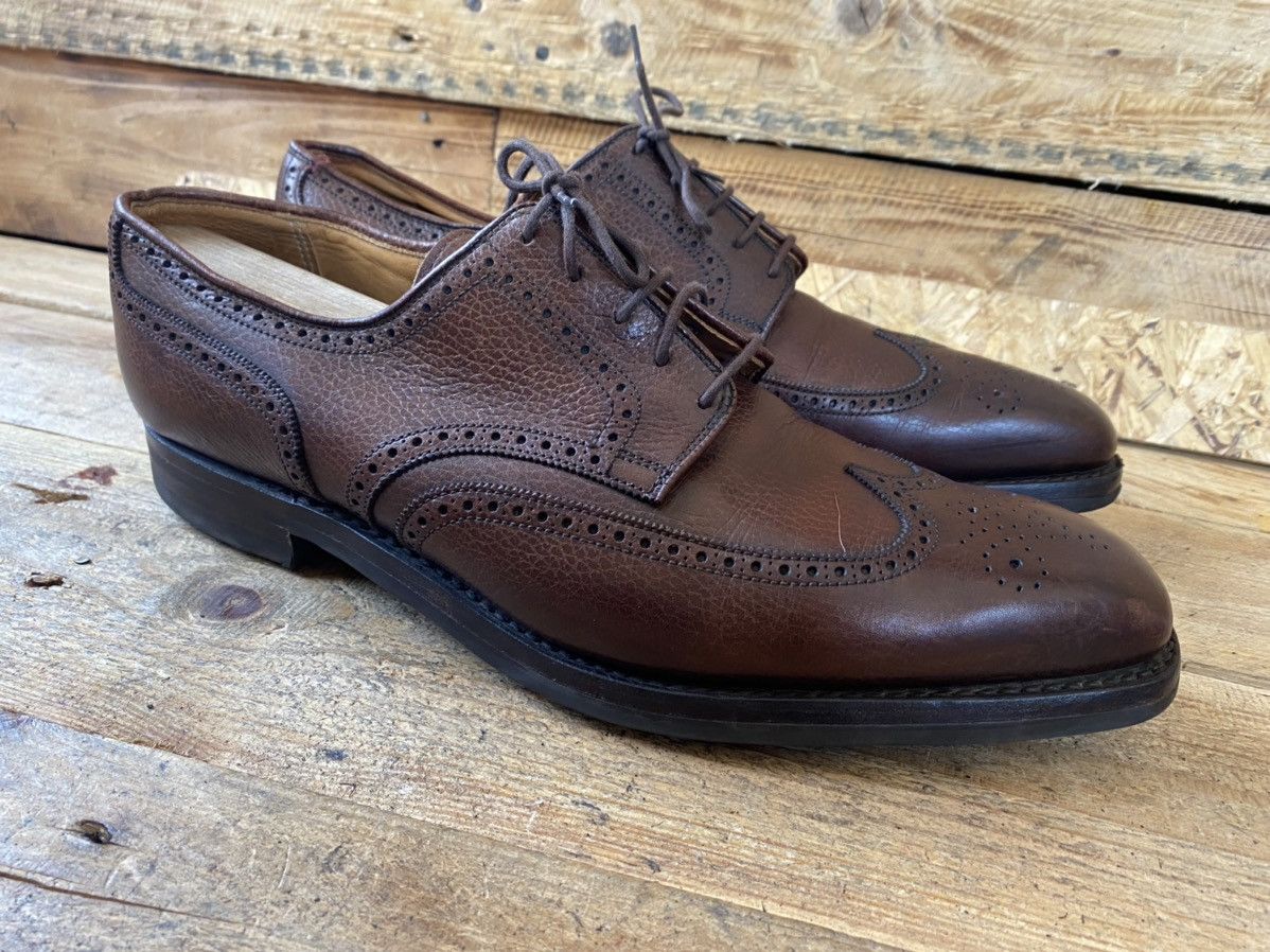 Crockett & Jones Crockett and jones rugby pebble grain brown leather oxford Size US 11.5 / EU 44-45 - 10 Thumbnail