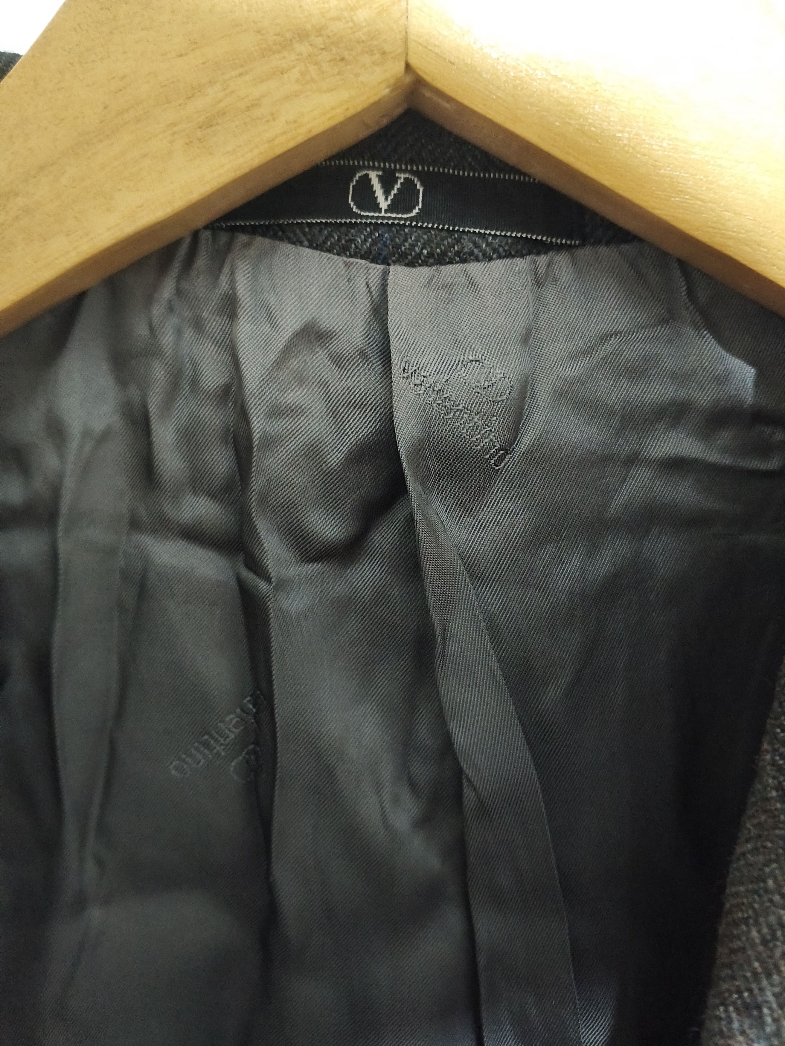 Valentino Valentino Uomo 80-90s Wool Double Breasted suit set up Size 48R - 16 Thumbnail