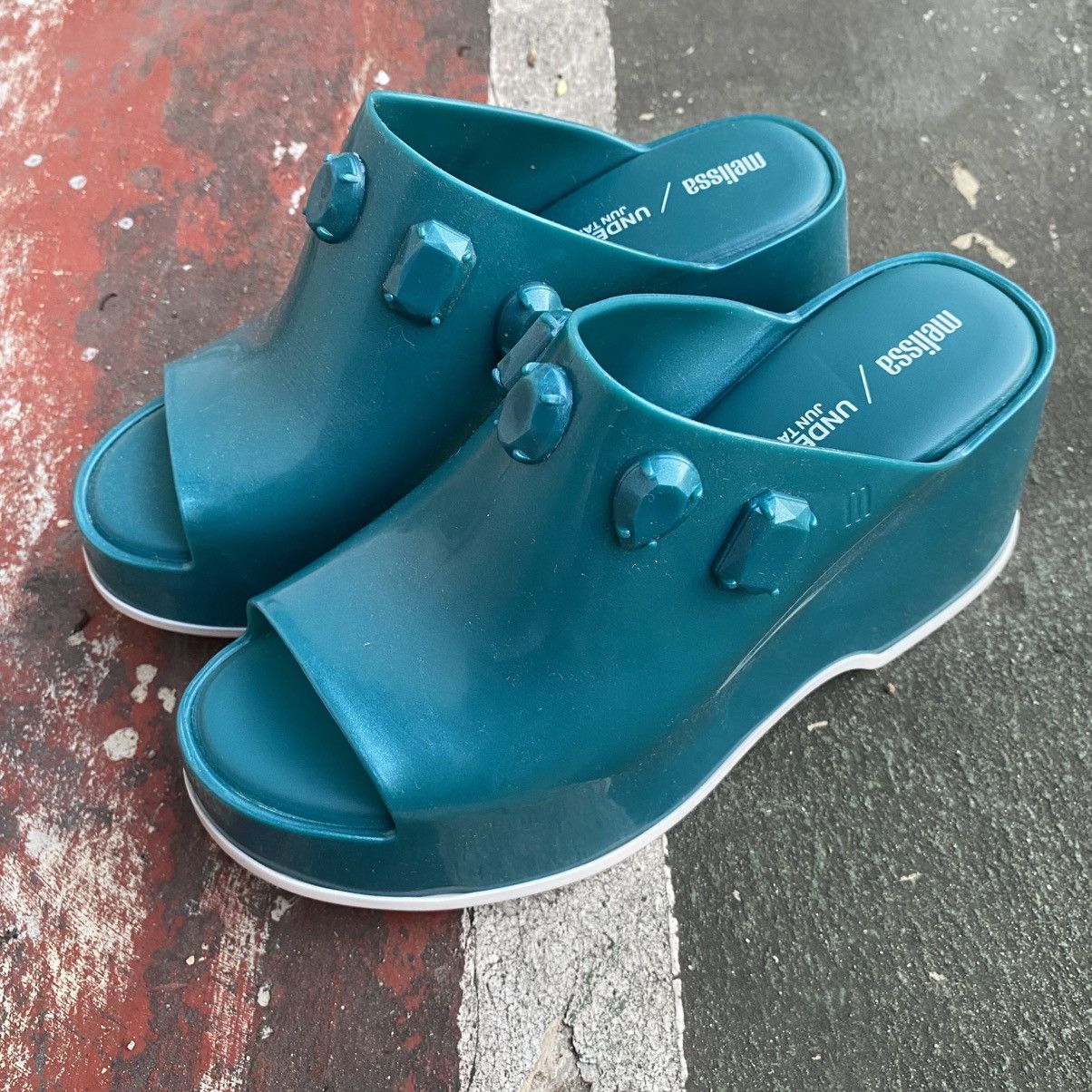 Melissa Melissa patty stones undercover metallic green Size US 8 / IT 38 - 1 Thumbnail