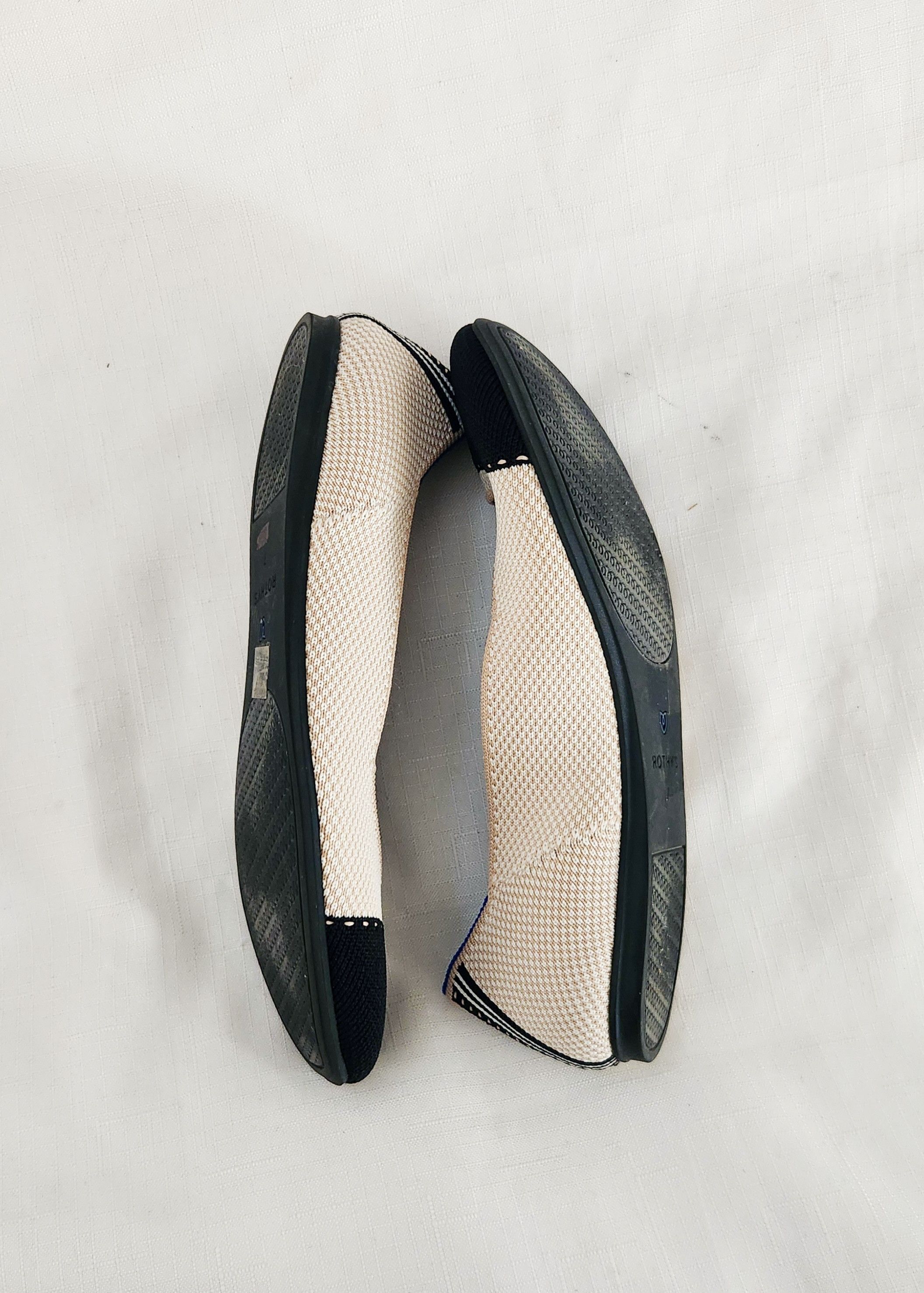 Designer ROTHYS Tuxedo ECO FRIENDLY THE SQUARE SLIP ON FLATS SIZE 7 Size US 7 / IT 37 - 4 Thumbnail
