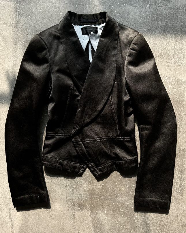COMME des GARÇONS AW04 Curved-Sleeve Tailored Jacket