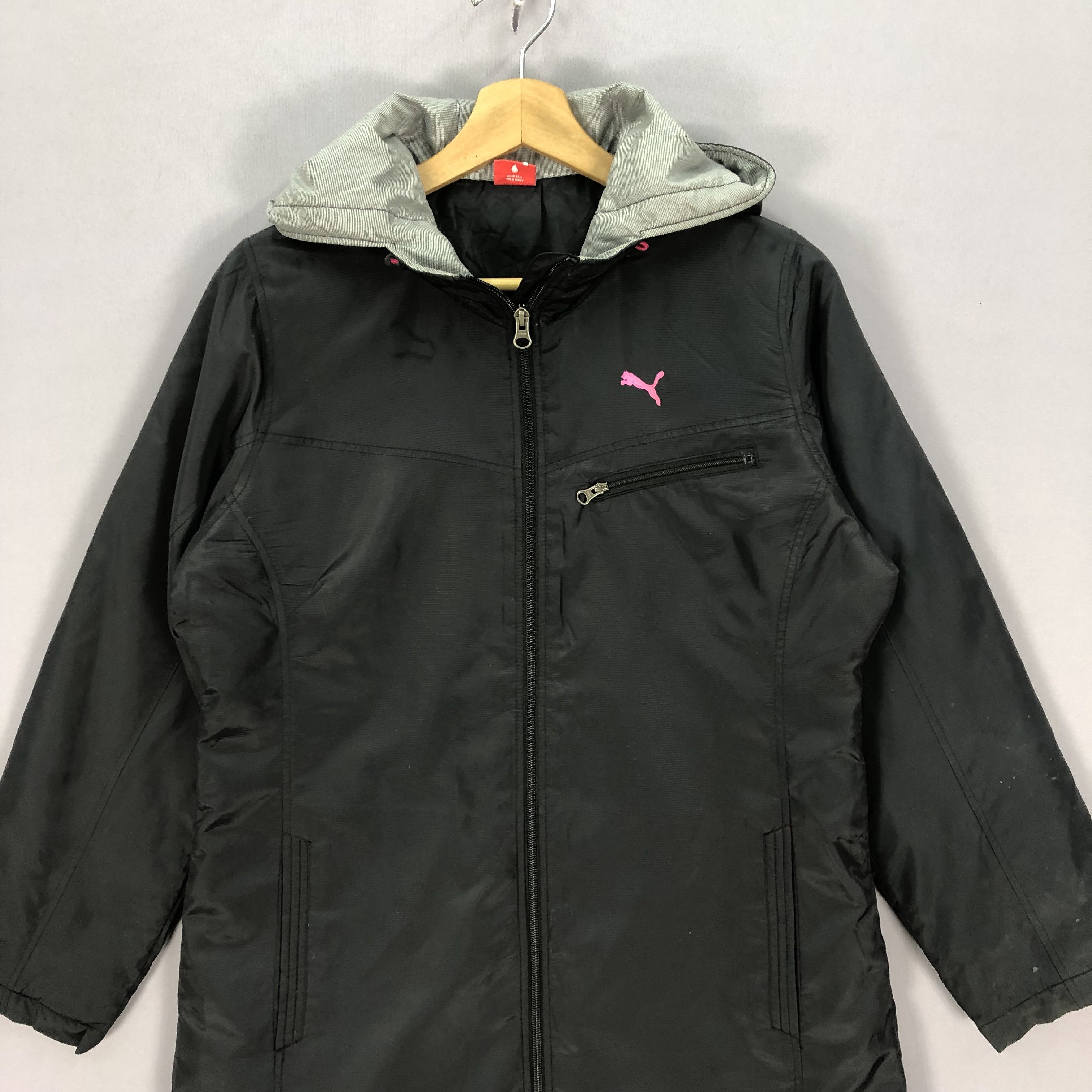 Puma Vintage Puma Puffer Hoodie Zipper Jacket Size US M / EU 48-50 / 2 - 3 Thumbnail