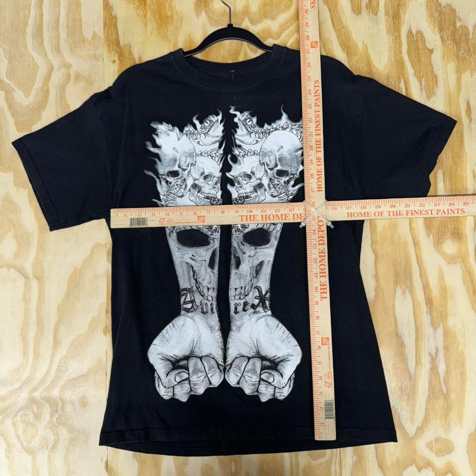 Avirex Medium -Vintage y2k avirex tattoo grunge skull snake 00s tee Size US M / EU 48-50 / 2 - 3 Thumbnail