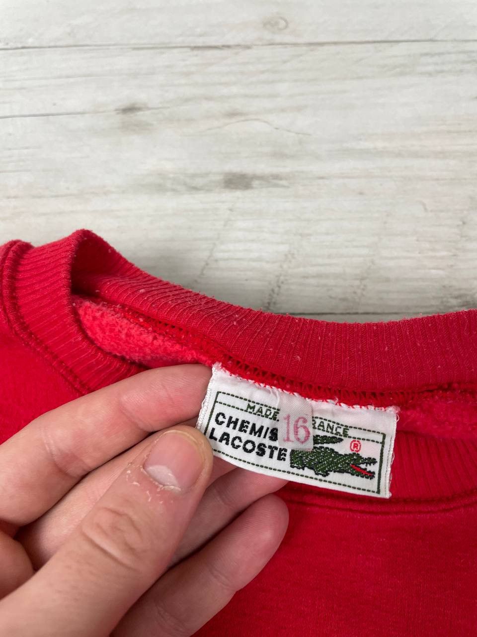 Lacoste Vintage Chemise Lacoste Tracksuit Sweatshirt And Sweatpants Size US S / EU 44-46 / 1 - 8 Thumbnail