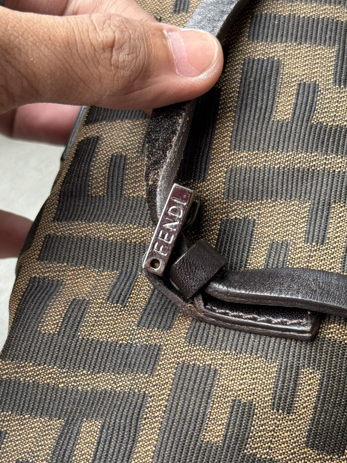 Fendi Fendi Zucca Baguette Half Moon Size ONE SIZE - 7 Thumbnail