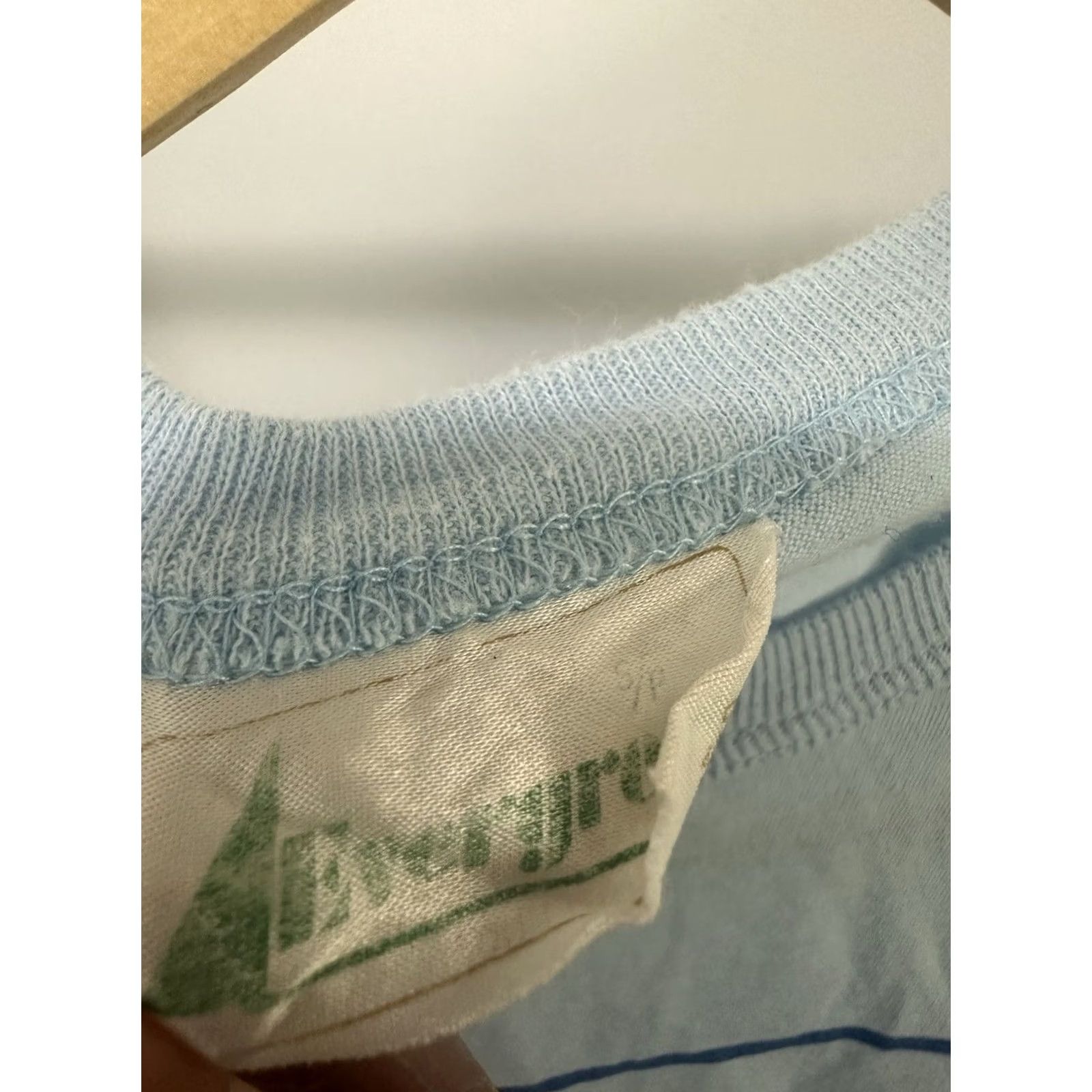 Evergreen VTG 80s International Heli Ski School Paper Thin Blue T-Shirt Size S Size US S / EU 44-46 / 1 - 3 Thumbnail