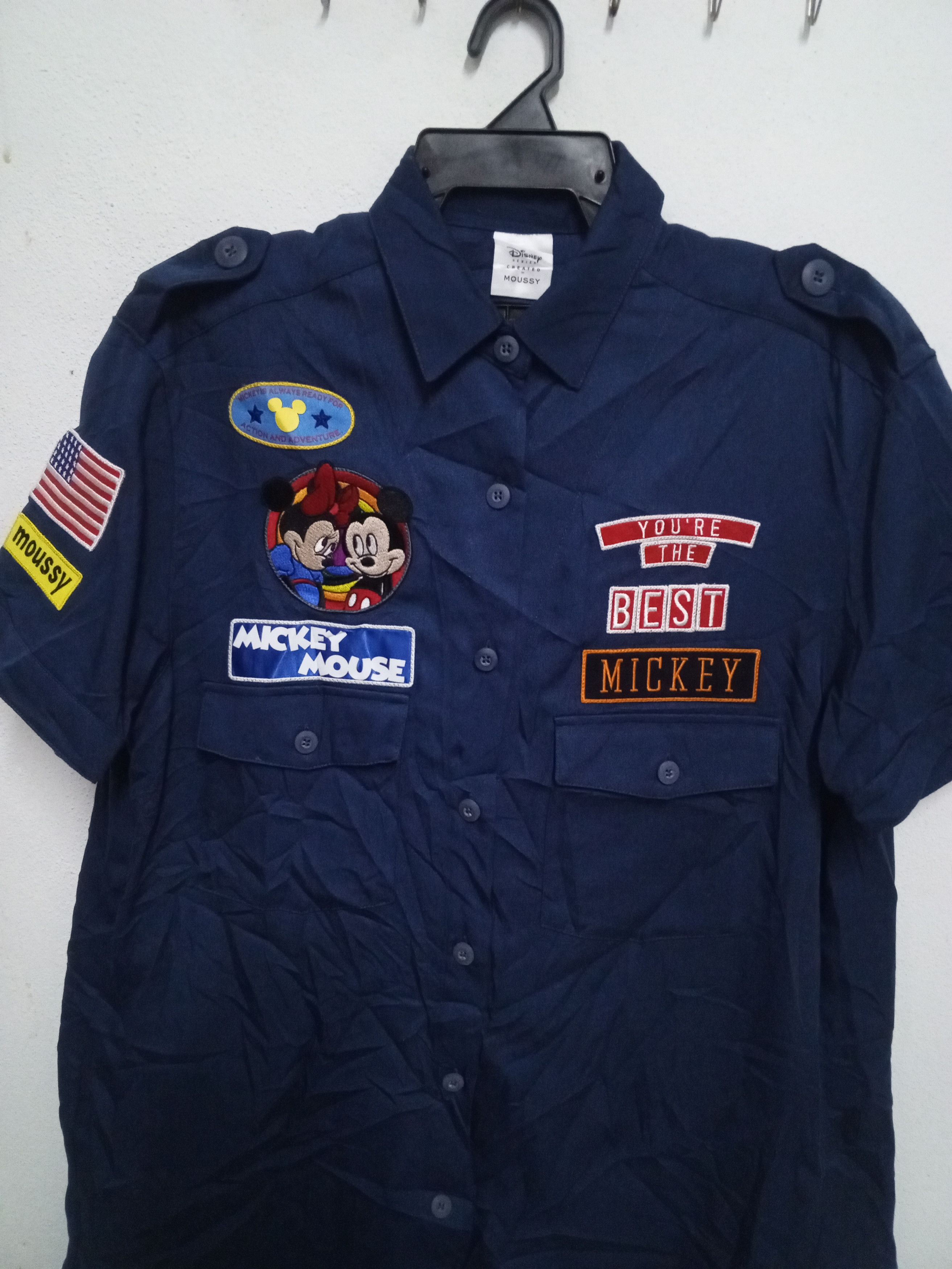 MOUSSY DISNEY x MOUSSY SHIRT PATCH DESIGN Size XL / US 12-14 / IT 48-50 - 4 Thumbnail