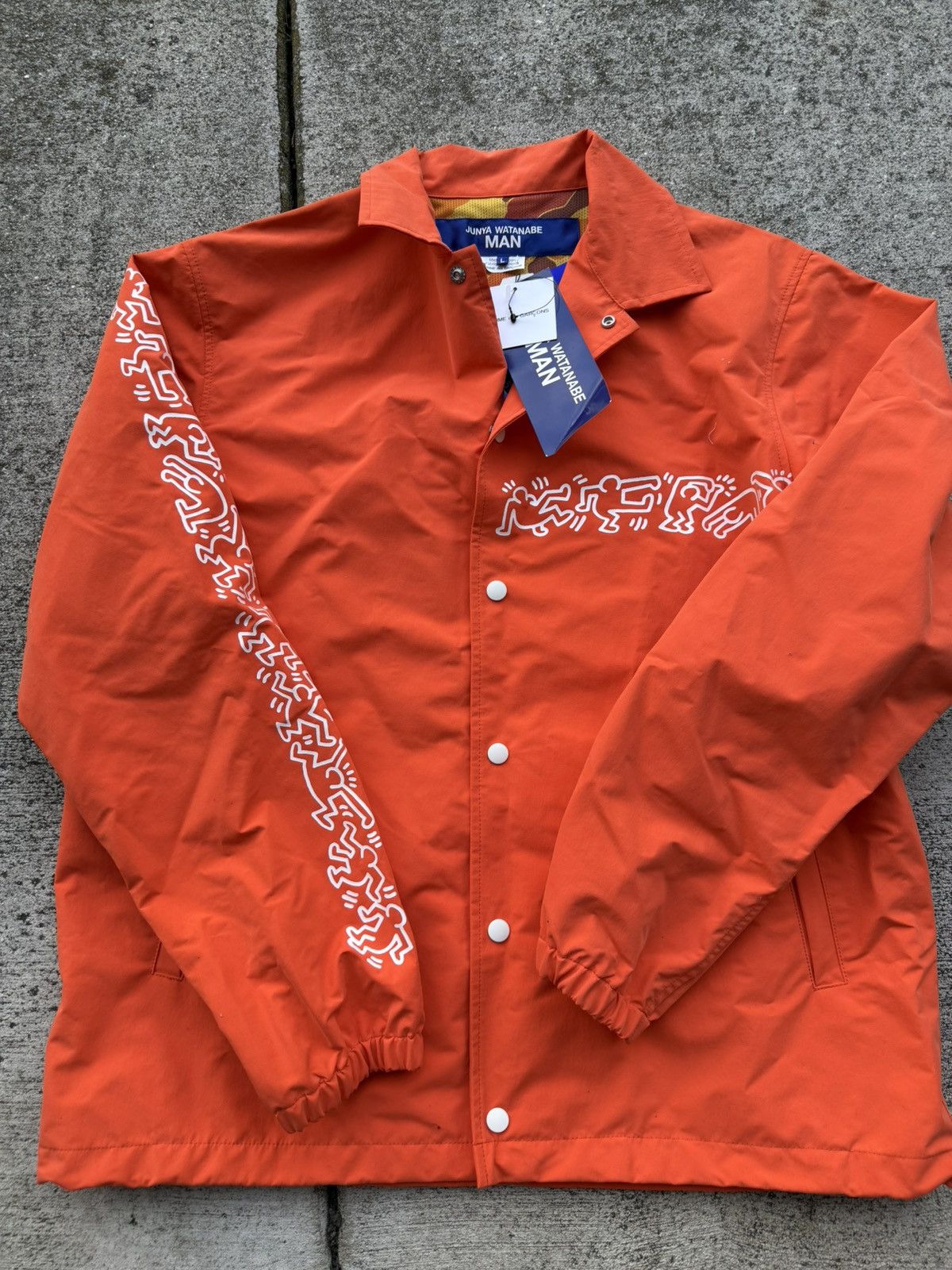 Junya Watanabe Junya Watanabe CDG Keith Haring Orange Jacket Size US L / EU 52-54 / 3 - 1 Thumbnail