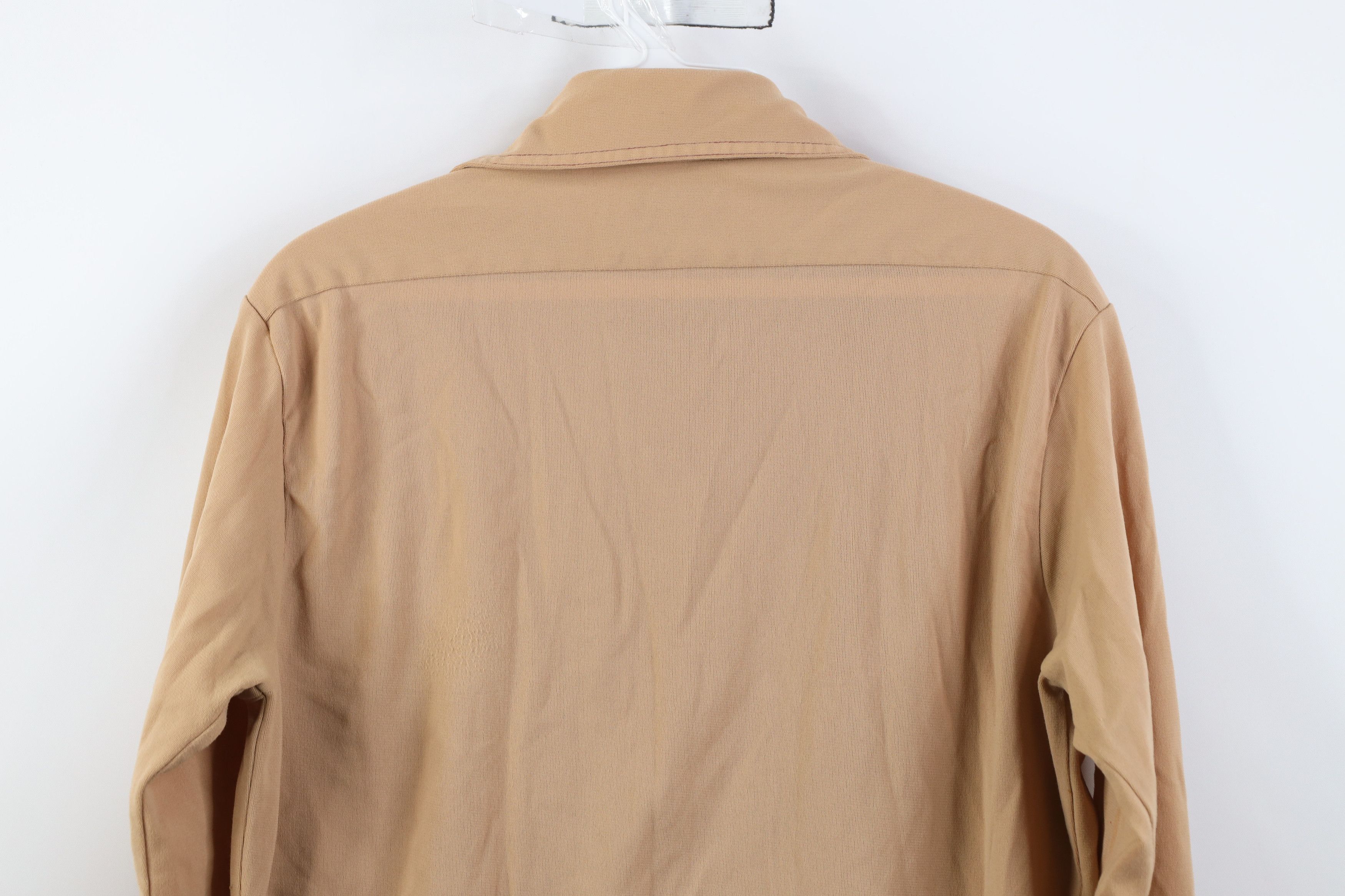 Vintage Vintage 60s 70s Streetwear Dagger Collar Knit Button Shirt Size US S / EU 44-46 / 1 - 13 Thumbnail