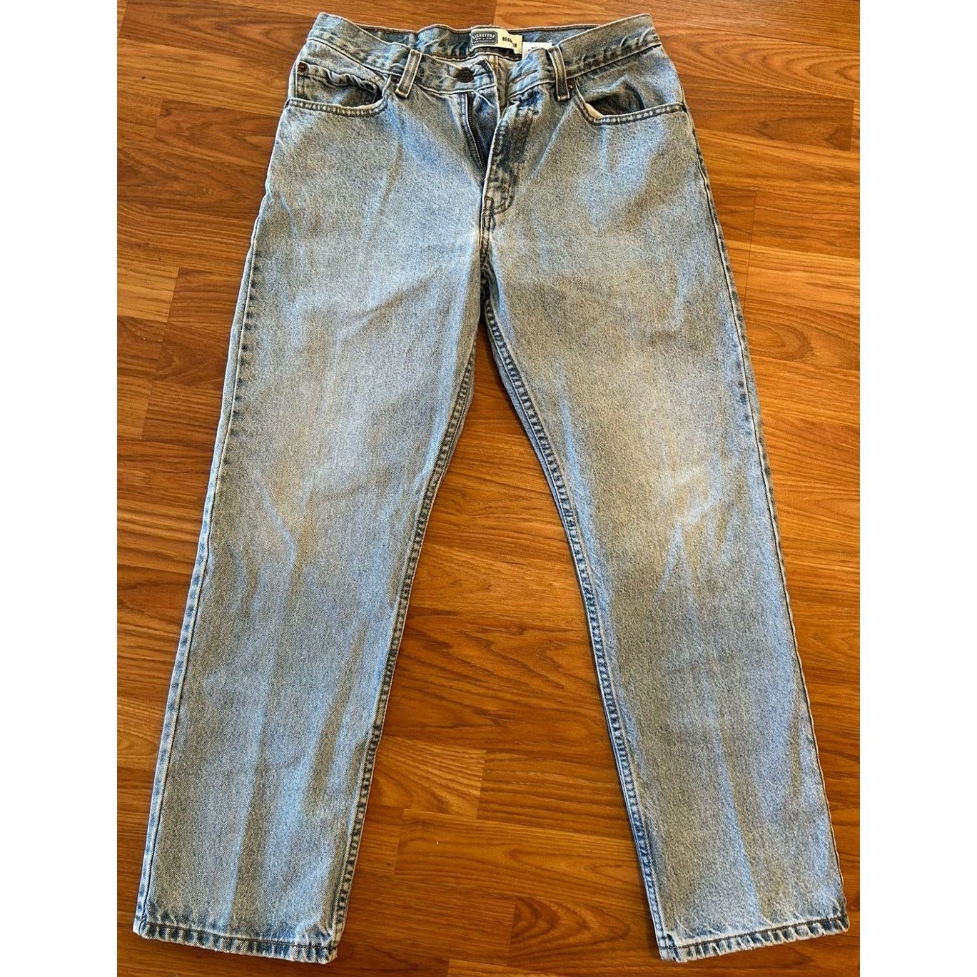 Levi's Signature Levi Strauss Light Acid Wash Jeans 32x30 Size US 32 / EU 48 - 1 Thumbnail
