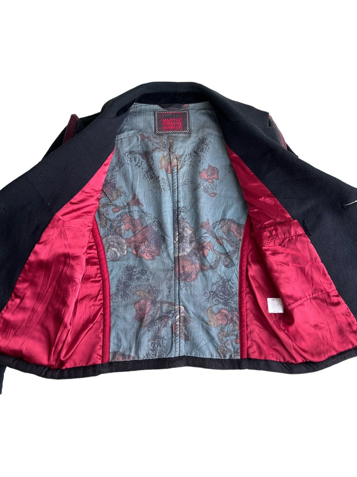 If Six Was Nine 1990s MFG Overprinted Witch Double Breast Biker Jacket Size US M / EU 48-50 / 2 - 1 Thumbnail