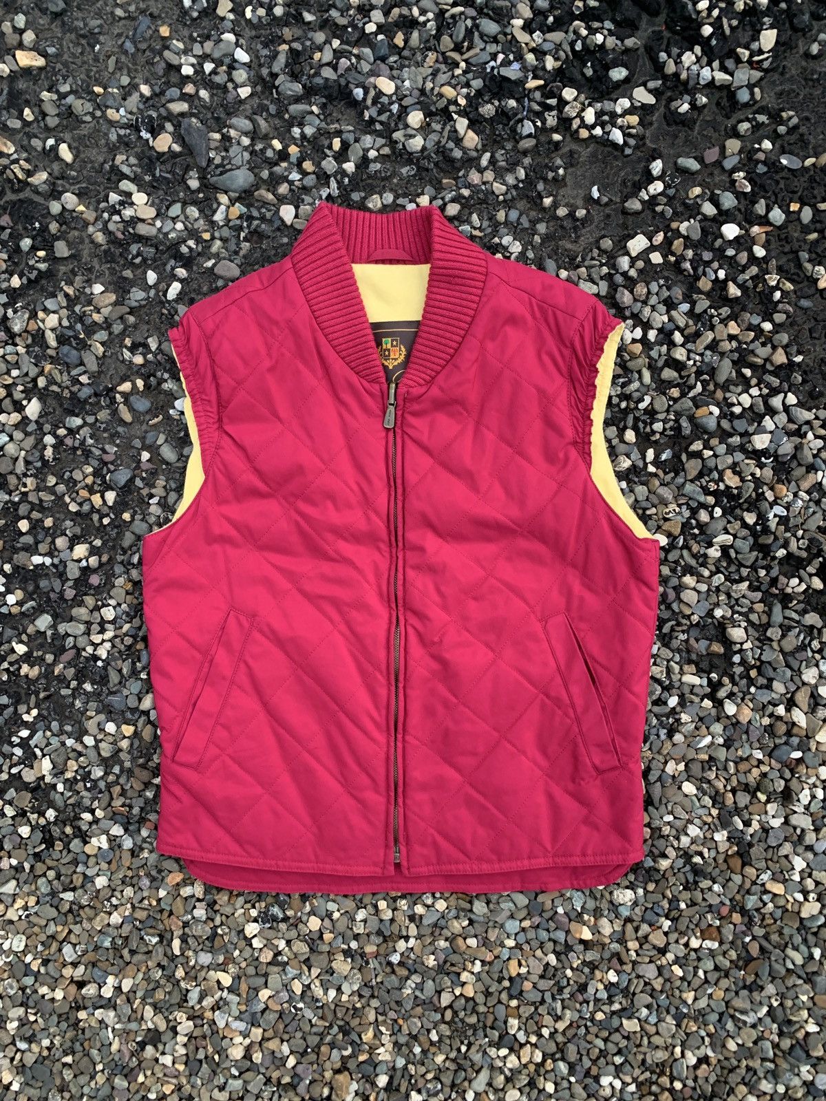 Loro Piana Vintage Loro Piana Quilted Cotton/Cashmere Full-Zip Vest Size US XS / EU 42 / 0 - 1 Thumbnail