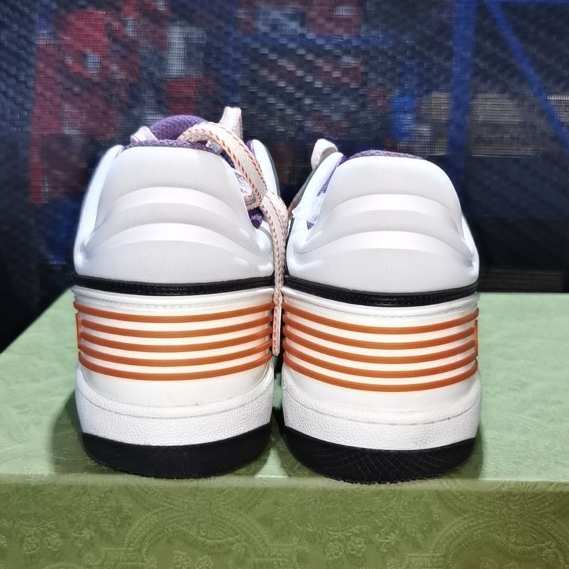 Gucci Gucci Vintage Leather Low-Top Sneakers for Men - Size US 8 / EU 41 - 3 Thumbnail
