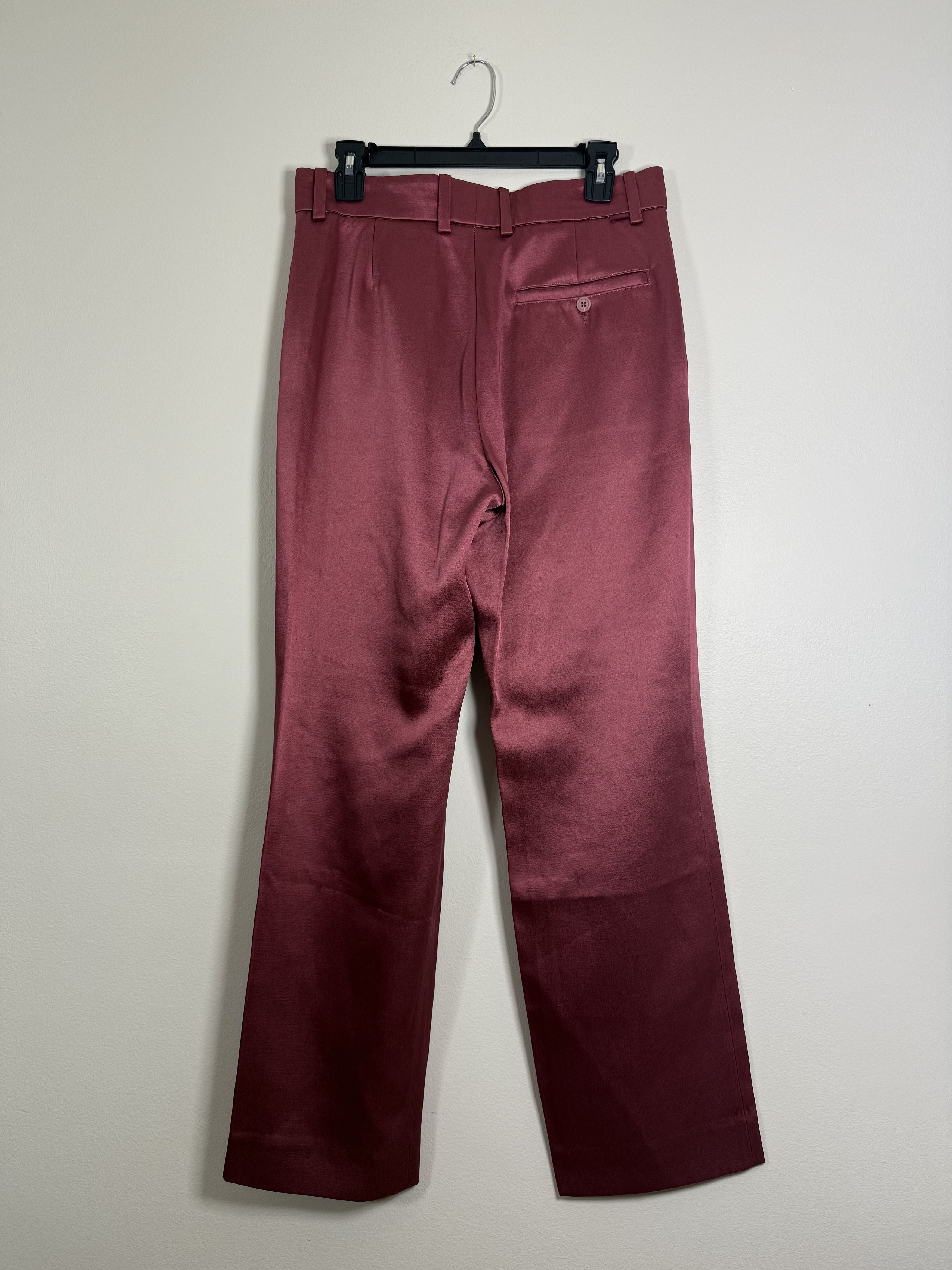 Sies Marjan Wool Viscose Trousers (Dusty Pink) Size US 30 / EU 46 - 4 Thumbnail