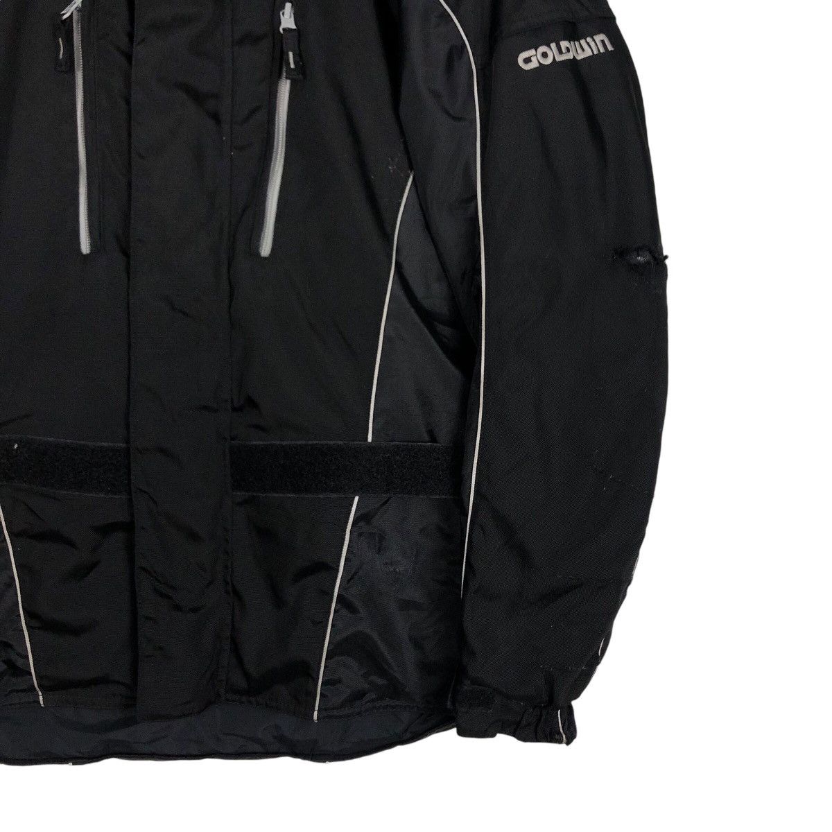 Japanese Brand 📌Vintage Bomber Jacket Racing Biker Goldwin Multi Pocket Size US M / EU 48-50 / 2 - 6 Thumbnail