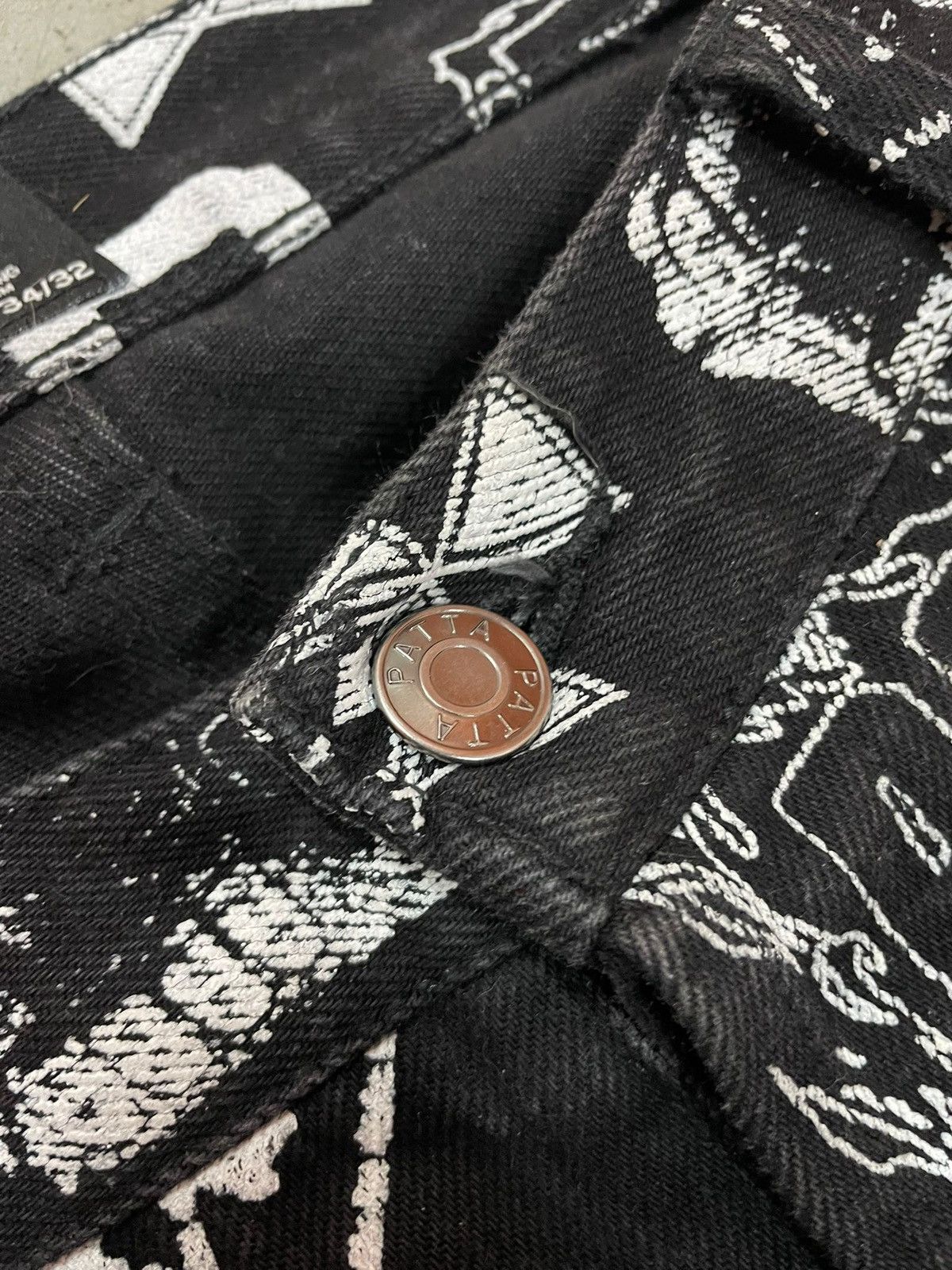 Patta Patta Jeans Monogram All Over Print Size US 34 / EU 50 - 8 Thumbnail