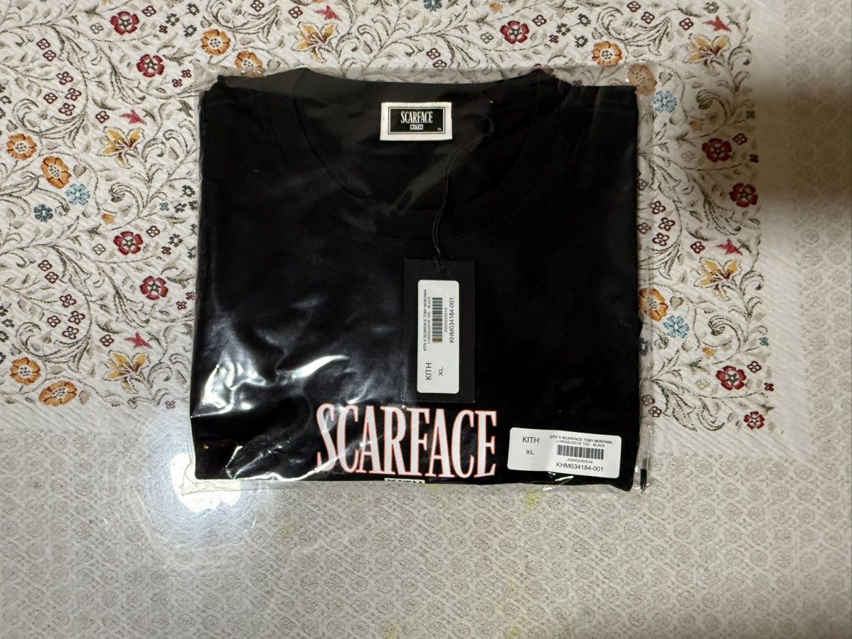 Kith Kith for Scarface Tony Montana Long Sleeve Tee Black Size XL Size US XL / EU 56 / 4 - 8 Thumbnail