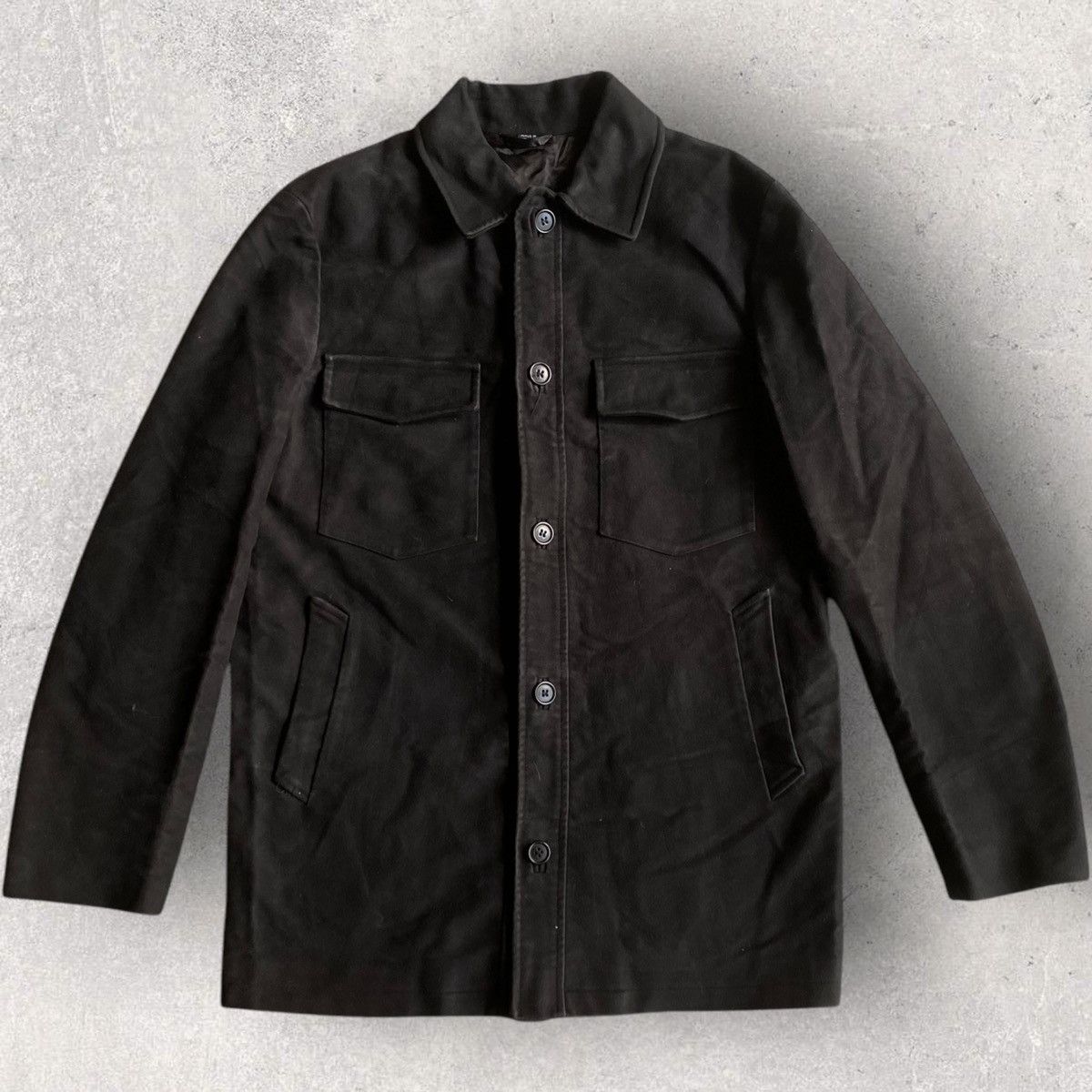 Helmut Lang Archive Fall 2004 Moleskin Coat