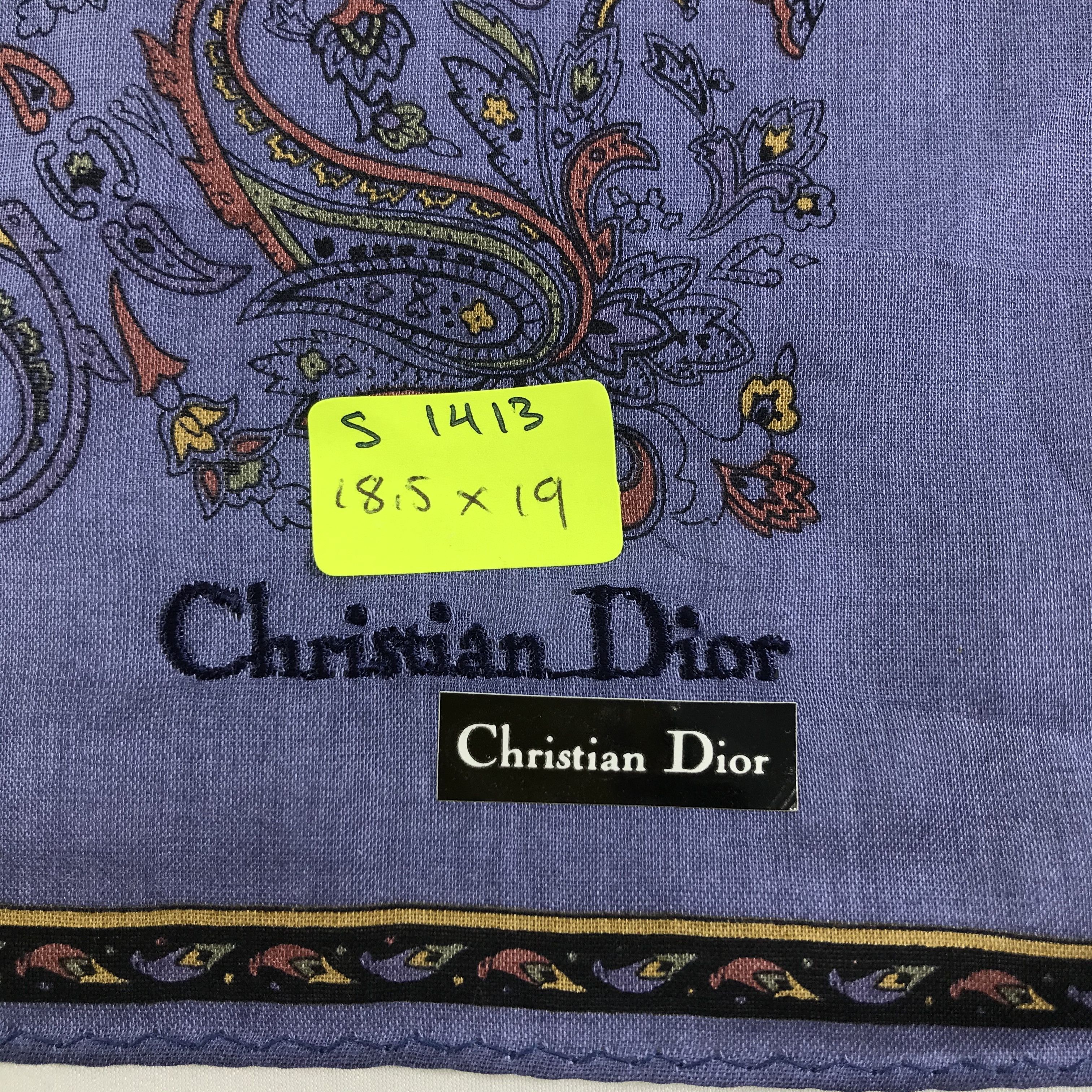 Vintage Christian Dior Neckerchief / Bandana / Handkerchief Size ONE SIZE - 5 Thumbnail
