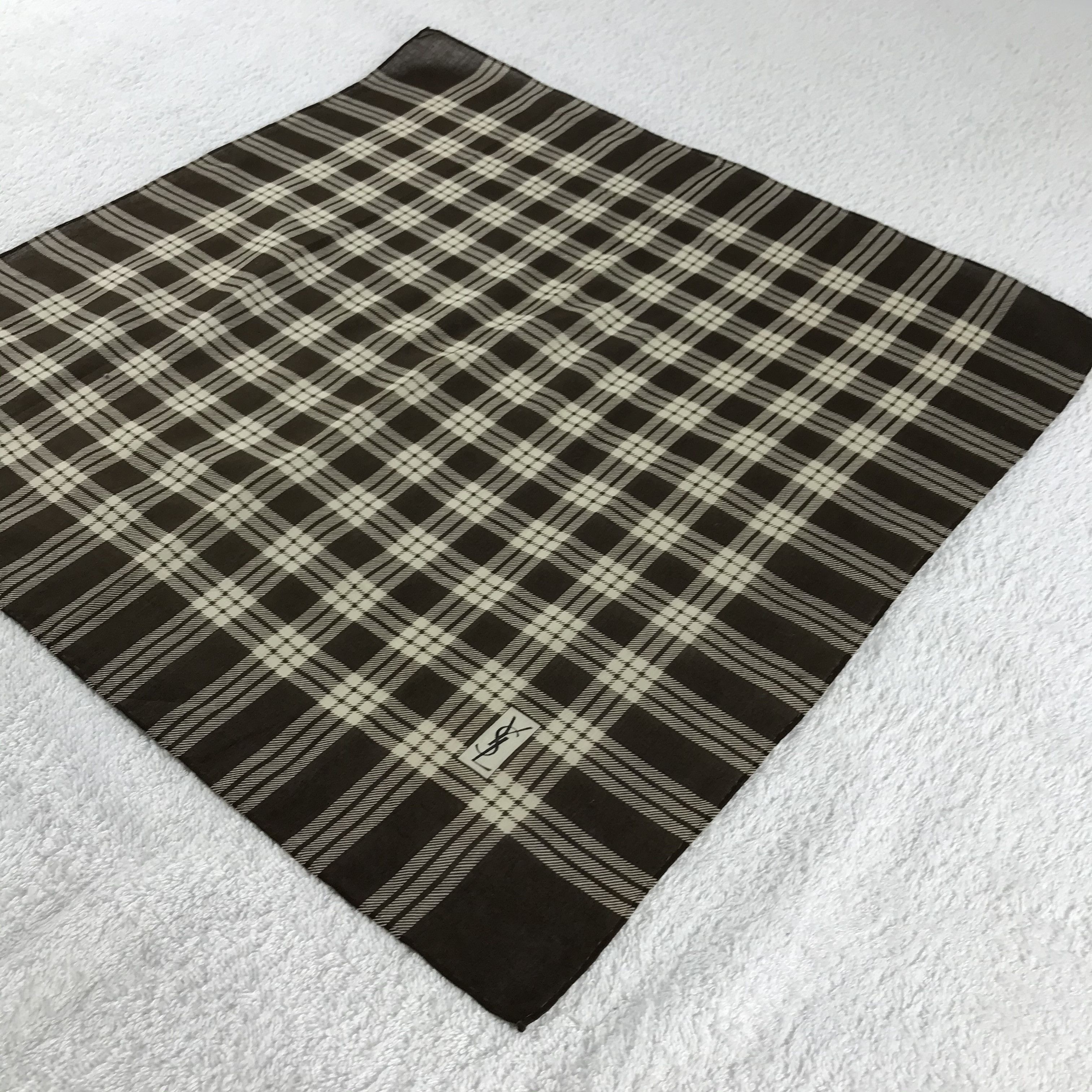 Vintage × Yves Saint Laurent Yves Saint Laurent Neckerchief / Bandana / Handkerchief Size ONE SIZE - 4 Thumbnail