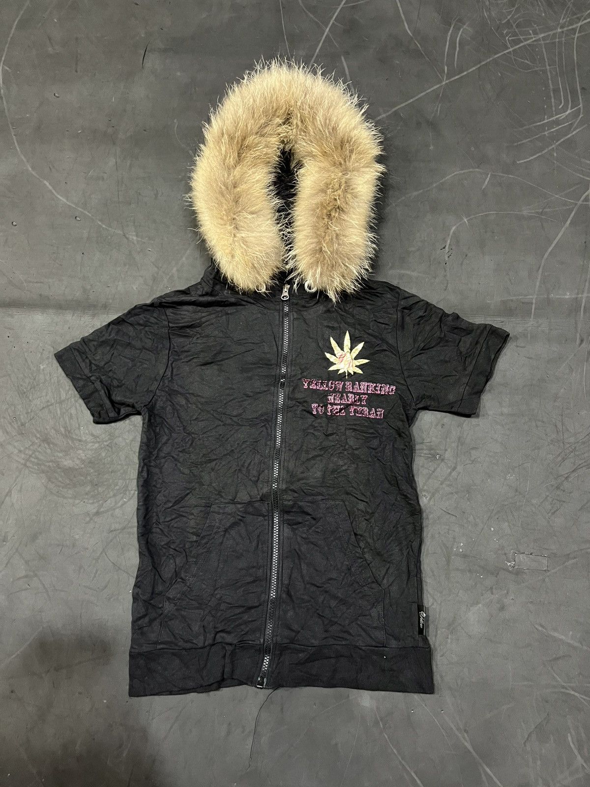 Yellow rangking fur hoodie ifsixwasnine lgb styled