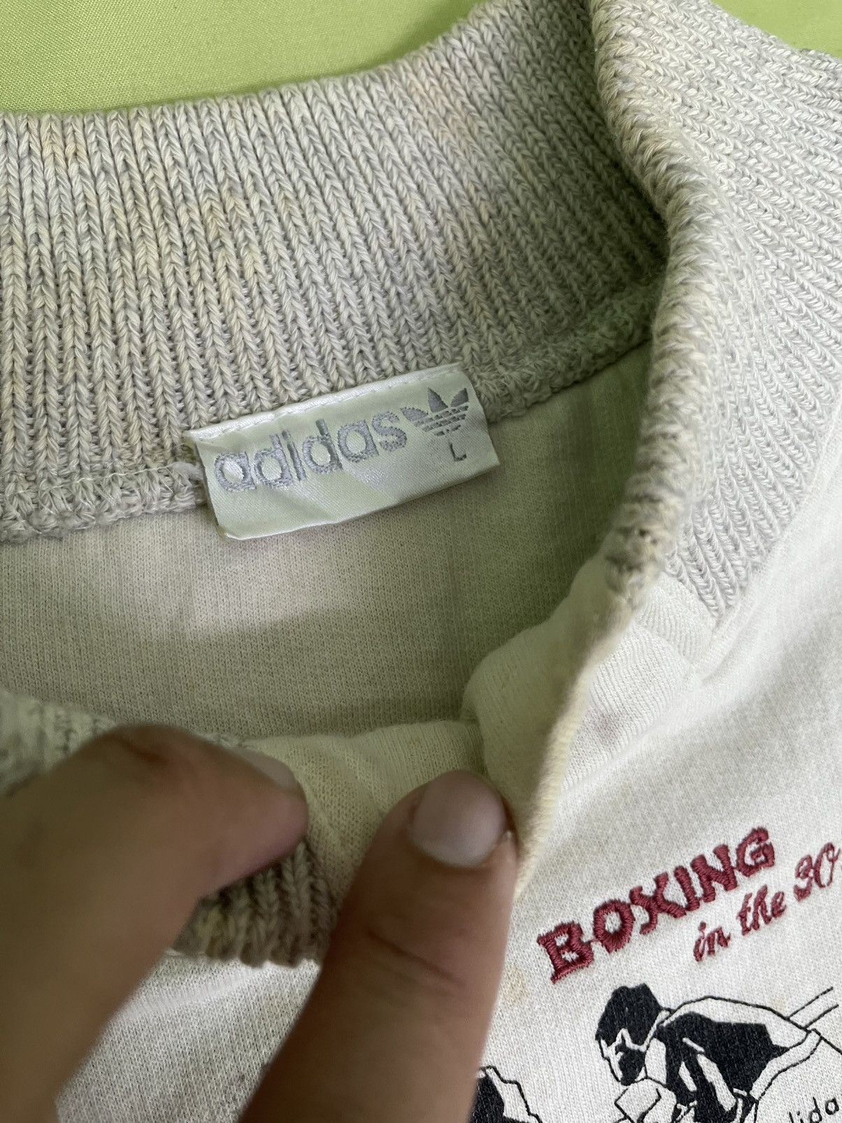 Adidas Vintage Adidas Boxing in the 30's Chicago Adidas Sweatshirt Size US L / EU 52-54 / 3 - 14 Thumbnail