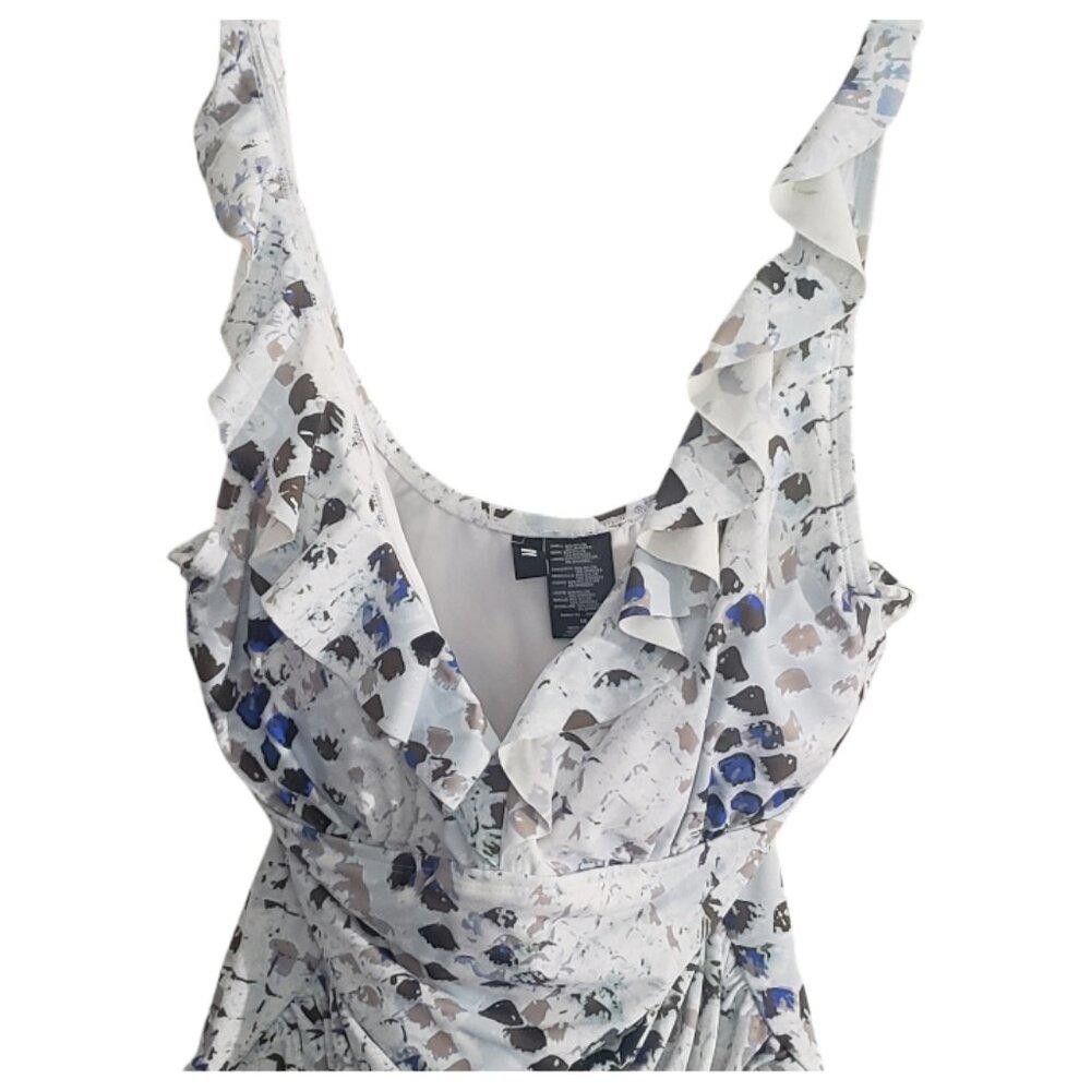 DKNY CT1902 DKNY One Piece White/Multi Swimsuit with Bra 18 Size ONE SIZE - 2 Thumbnail