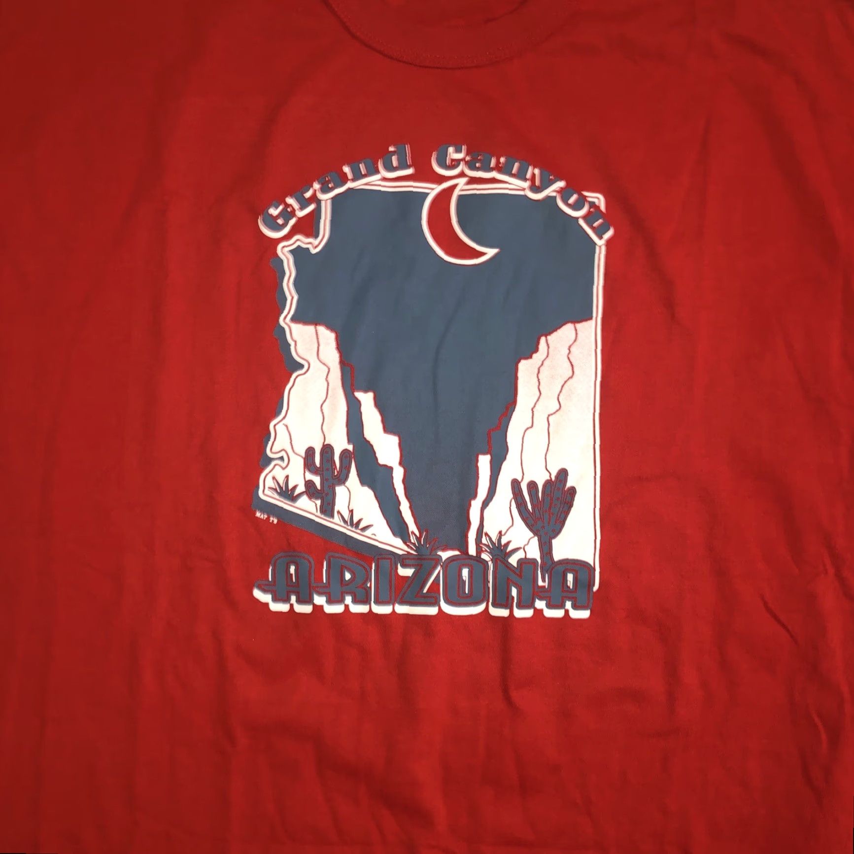 Vintage VTG Russell Athletic Arizona Grand Canyon Graphic Tee Mens XL Red USA Single Stitch T-Shirt Men XL Size US XL / EU 56 / 4 - 2 Thumbnail