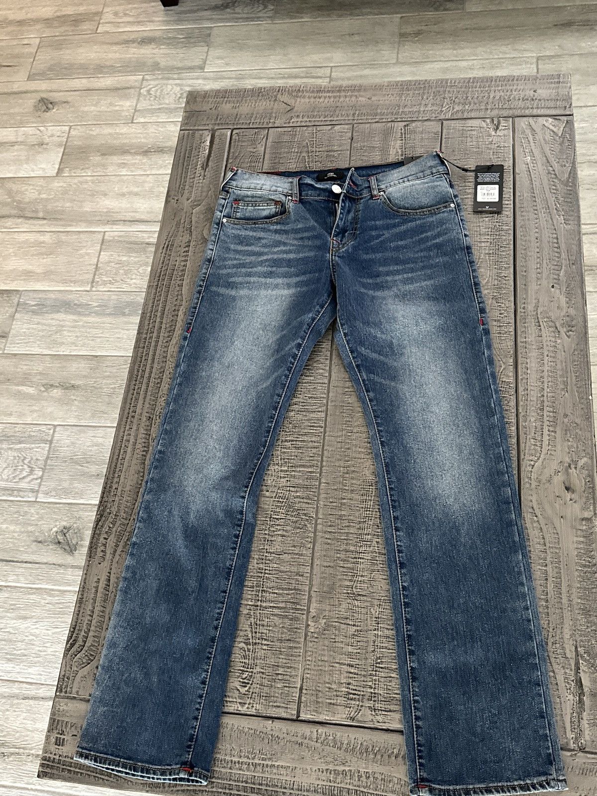 True Religion VINTAGE True Religion Red Stitch Jeans ‼️ Size US 31 - 7 Thumbnail