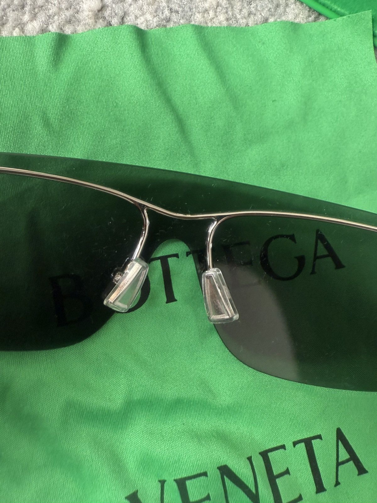 Bottega Veneta Bottega Veneta Knot Shield Sunglasses Size ONE SIZE - 6 Thumbnail