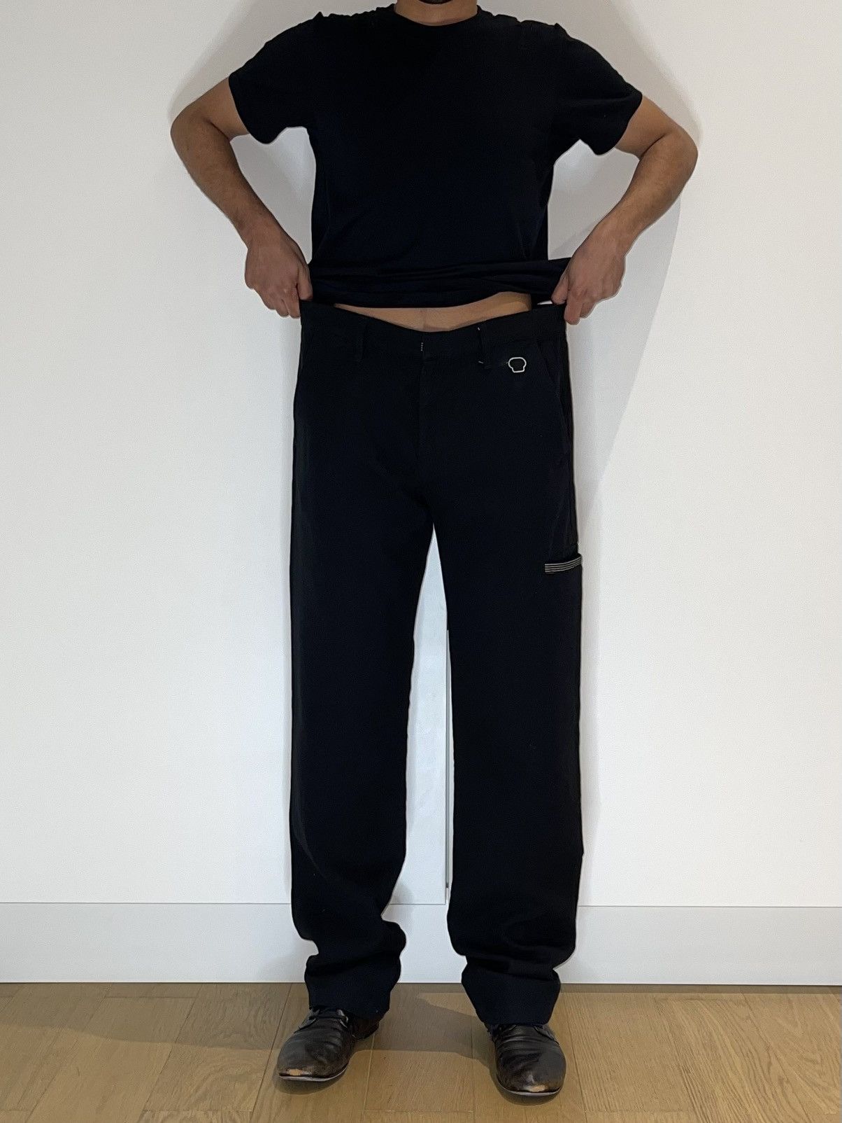 Undercover Undercover SS08 Summer Madness Black Straight Fit Trousers Size US 31 - 24 Thumbnail