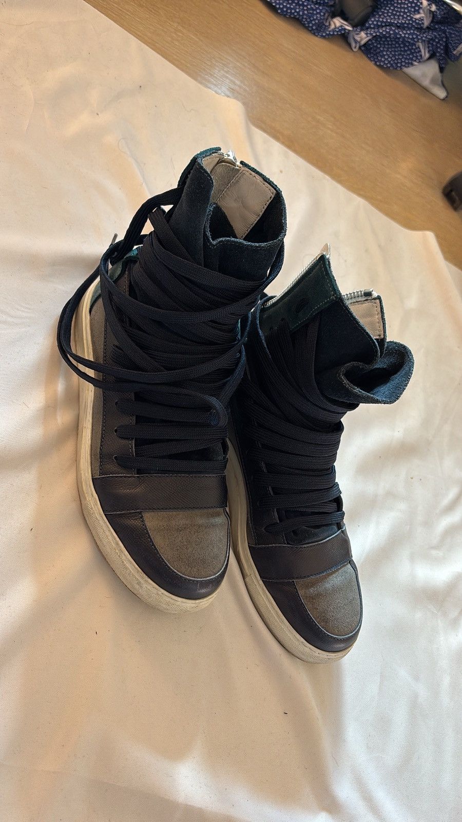 Kris Van Assche Kris van assche multi lace high-top sneakers Size US 8 / EU 41 - 3 Thumbnail