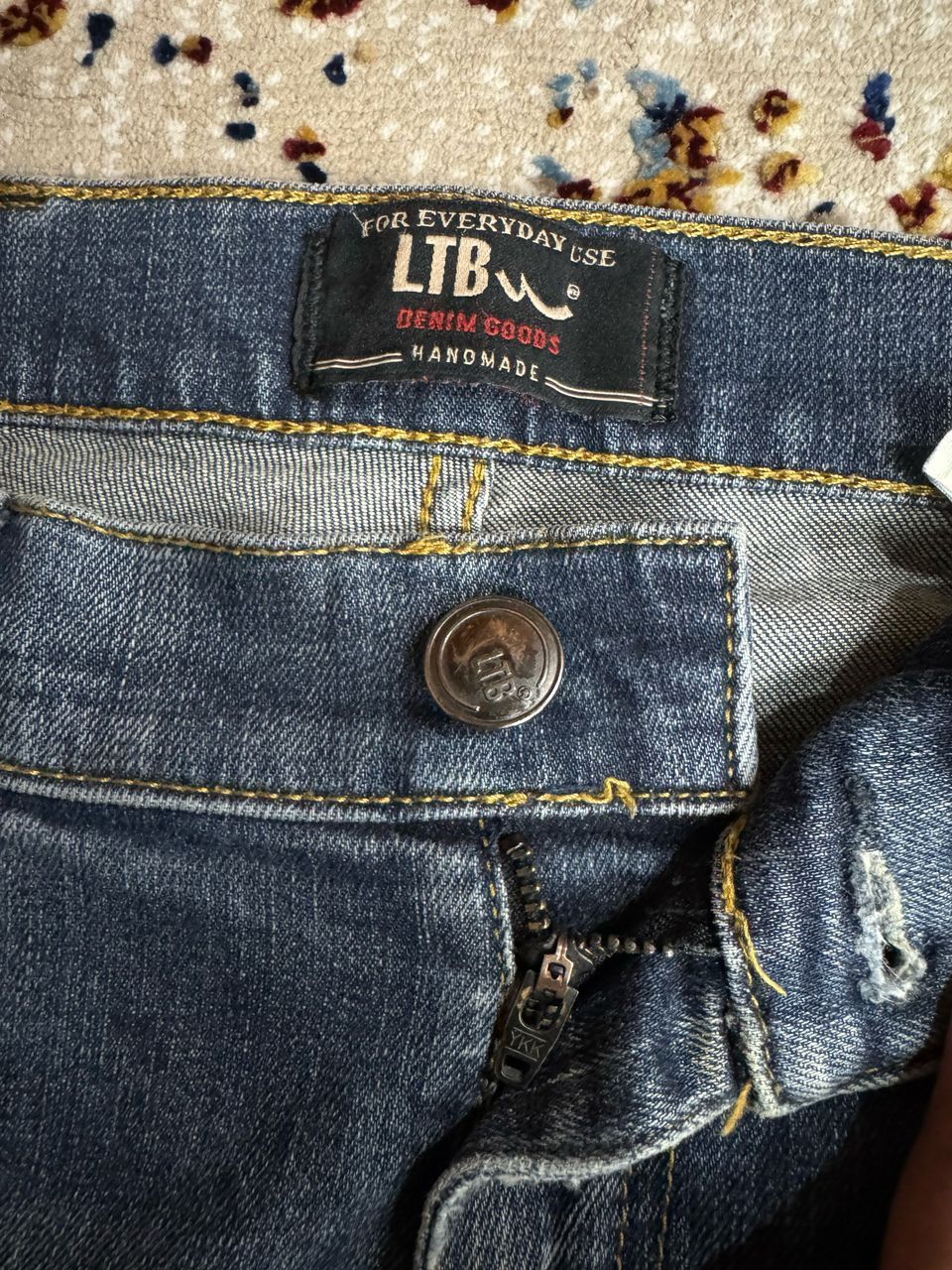 Japanese Brand × Vintage Japenese LTB distressed faded denim jeans Size US 32 / EU 48 - 5 Thumbnail