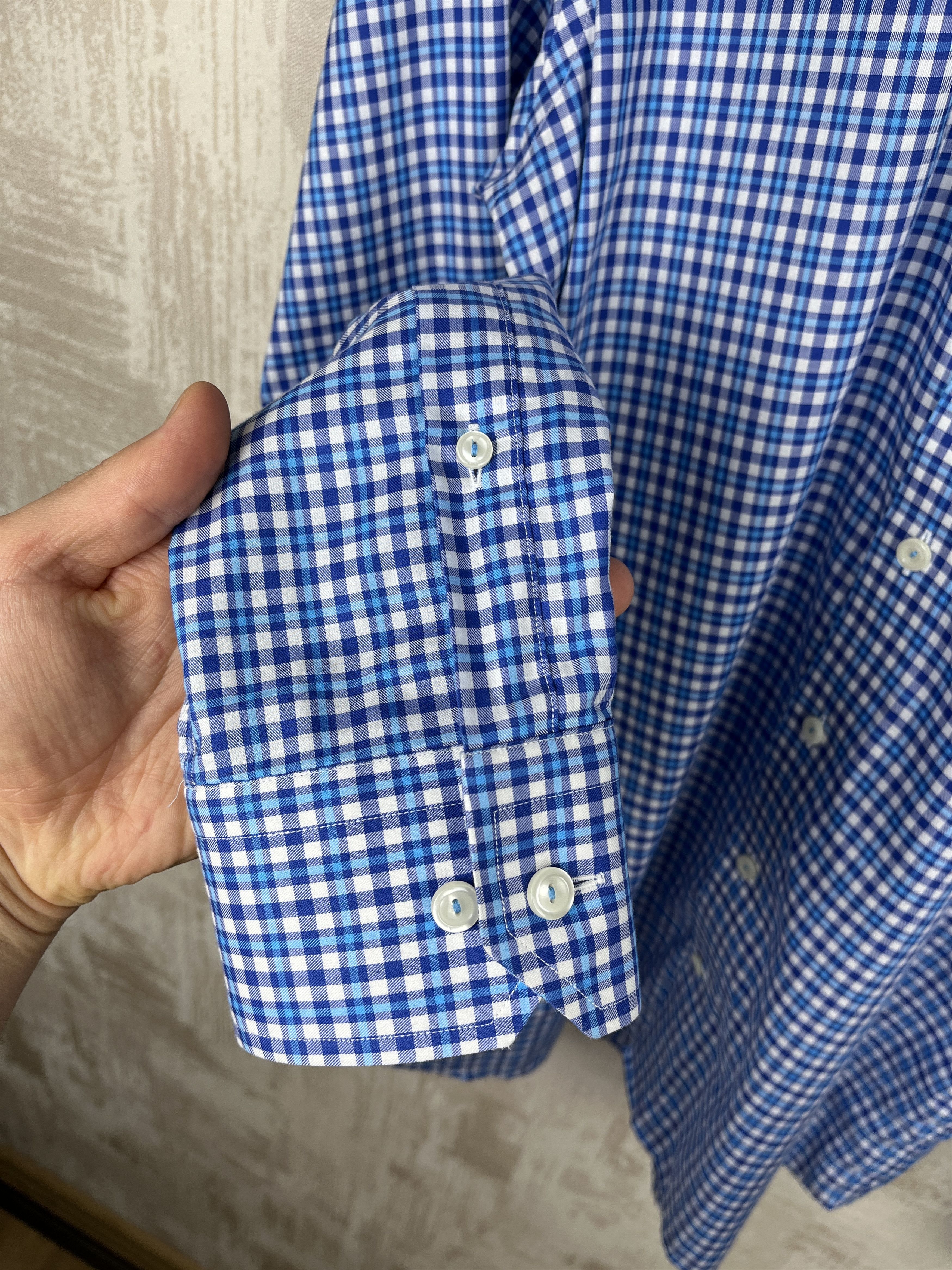 Eton Eton Check Dress Shirt Long Sleeve Men's Size 39 15.5 Size US M / EU 48-50 / 2 - 7 Thumbnail