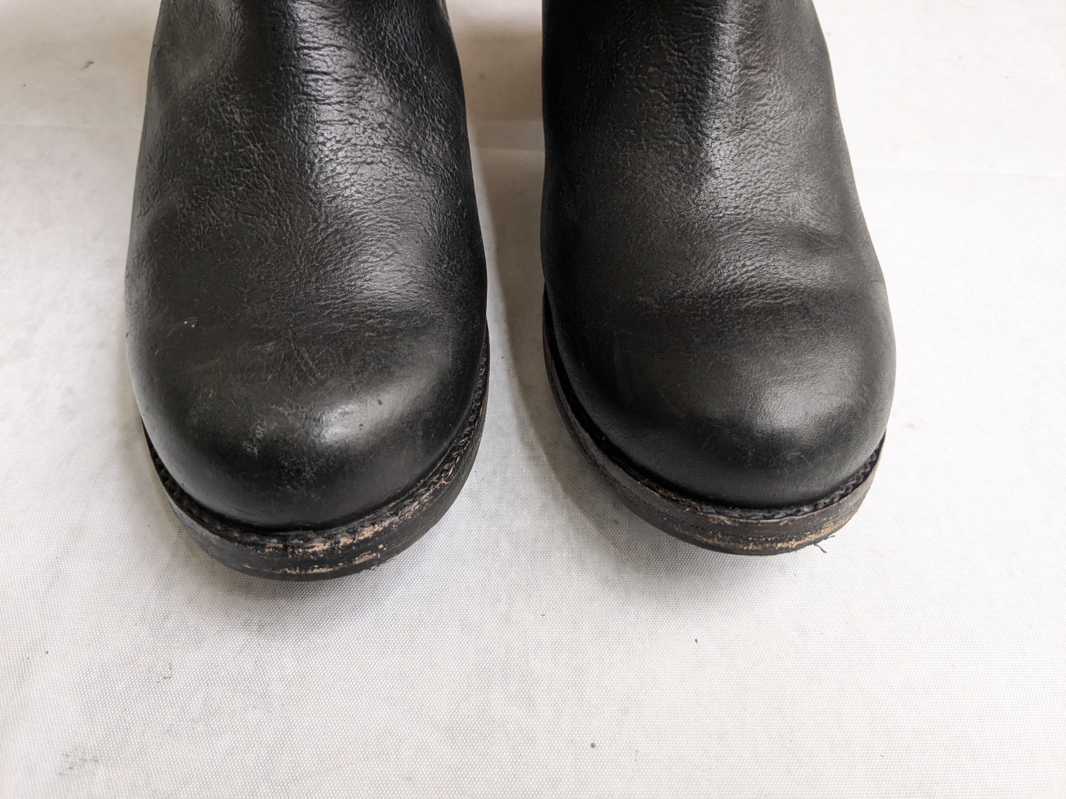 Frye Frye Engineer Boots Black Leather 7 Leather Buckle Size US 7 / EU 40 - 5 Thumbnail