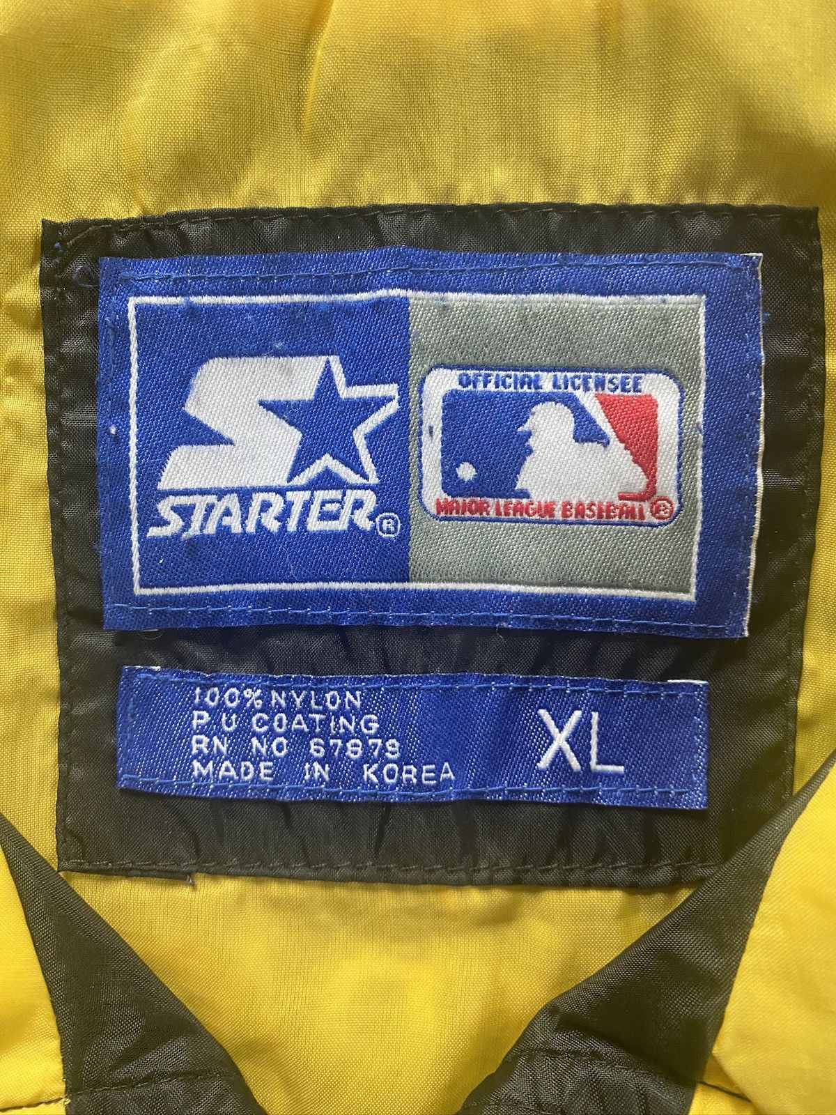 Starter Vintage 90’s Pittsburgh Pirates Starter Zip Light Jacket Size US XL / EU 56 / 4 - 3 Thumbnail