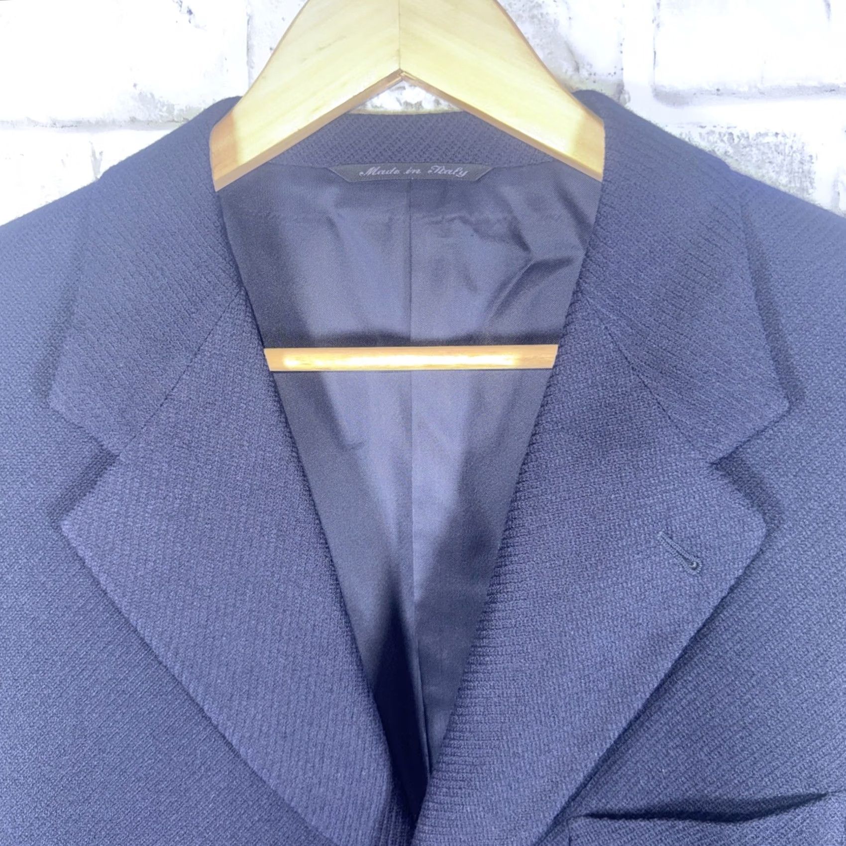 Canali VINTAGE Canali Proposta Sport Coat 100% Wool Navy Blue Mens Size 52 US 42 Coat Wool Navy Blue Mens 42 Sports Coat Size US XS / EU 42 / 0 - 2 Thumbnail