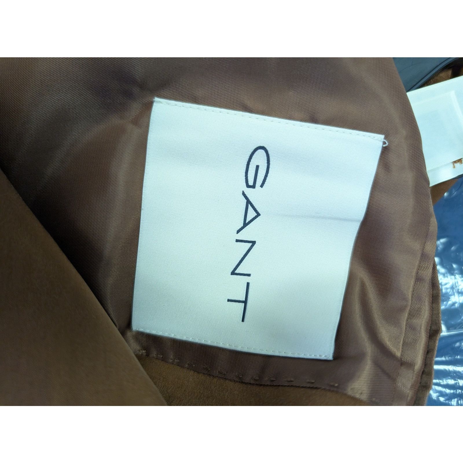 Gant o1rshd1 CC20 Relaxed Silk Suit Blazer Jacket in Cognac Brown Size US S / EU 44-46 / 1 - 17 Thumbnail