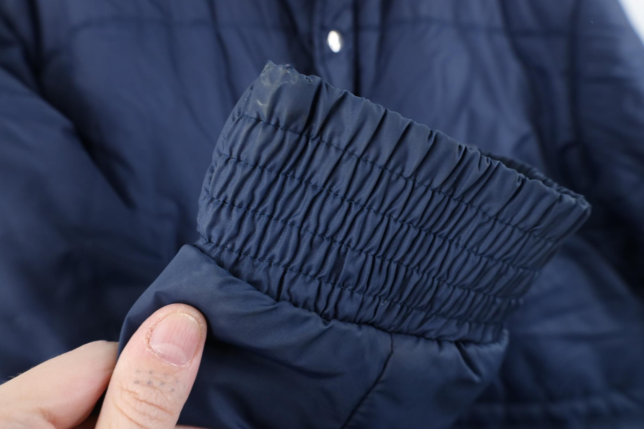 Vintage Vintage 70s Streetwear Puffer Chore Barn Jacket Navy Blue Size US L / EU 52-54 / 3 - 7 Thumbnail