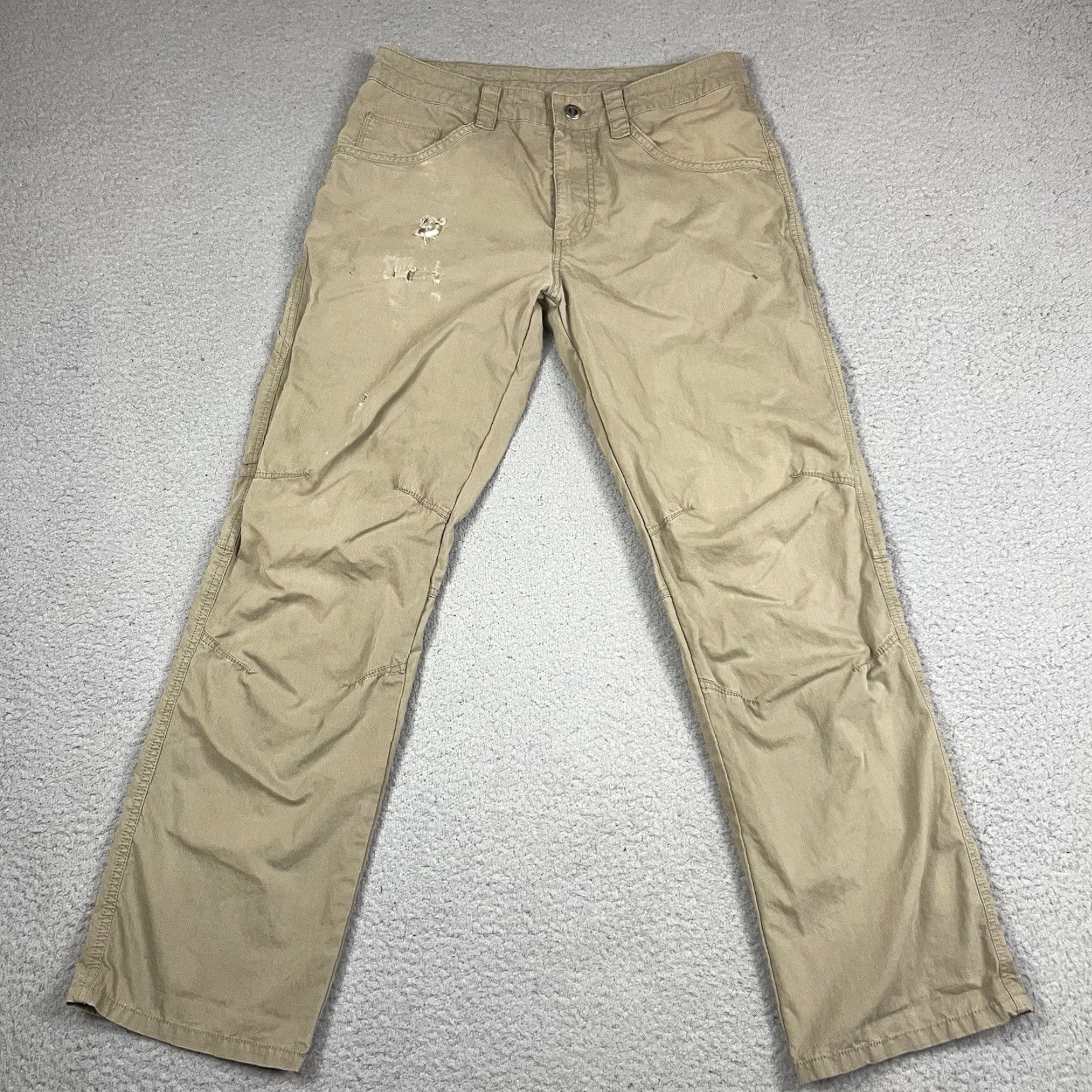 Patagonia Patagonia Pants Men's 30 Beige Organic Cotton Nylon Outdoor Hiking Distressed Carpenter Size US 30 / EU 46 - 2 Thumbnail