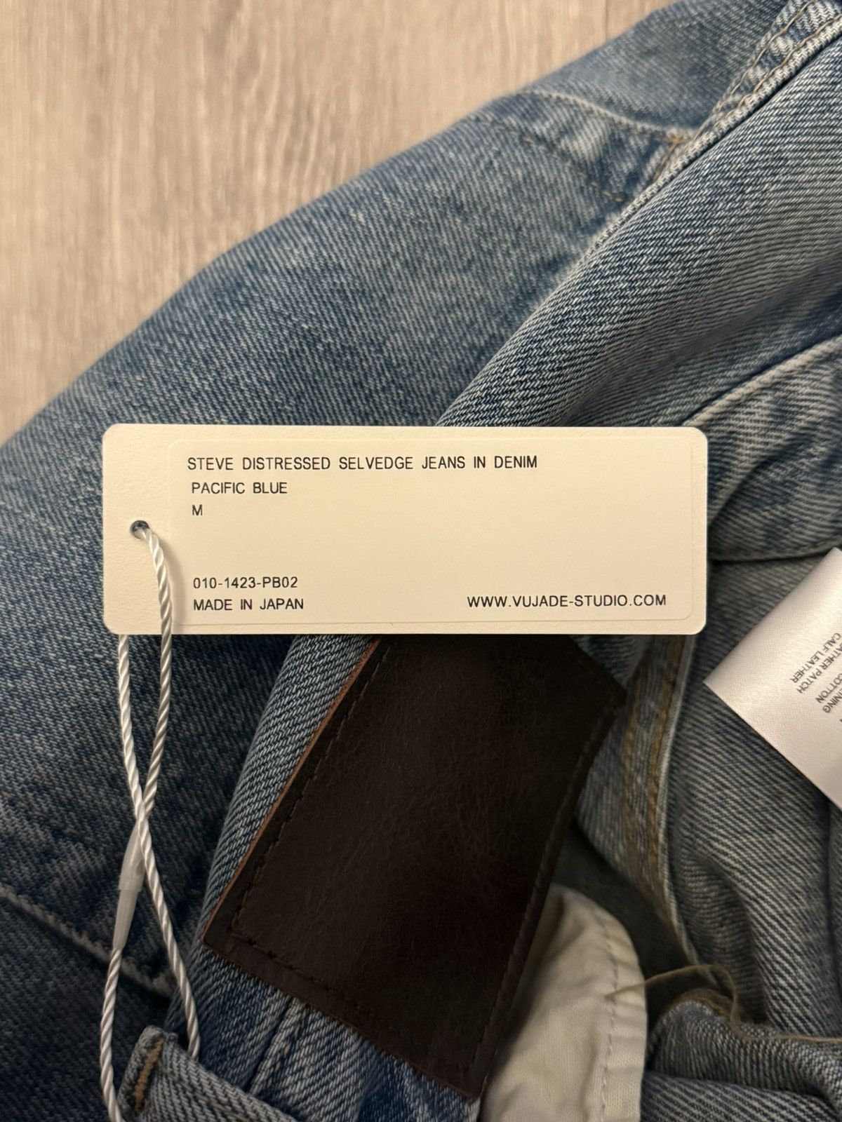Vuja De Steve Distressed Selvedge Jeans