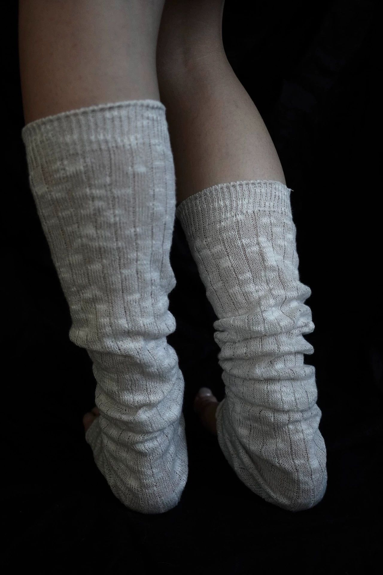 Other Japanese Handmade 100% Linen Arm Warmers/Socks Y2K Size ONE SIZE - 5 Thumbnail
