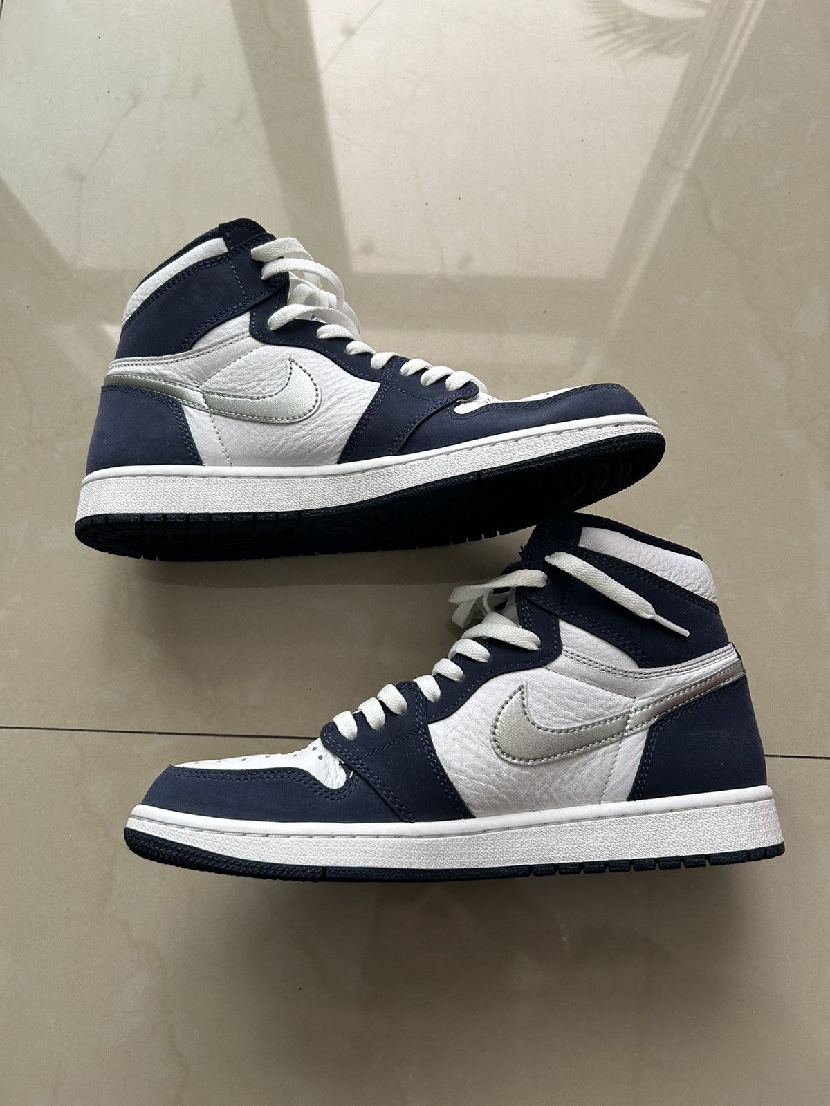Jordan Brand Jordan 1 COJP Midnight Navy Size US 9 / EU 42 - 2 Thumbnail