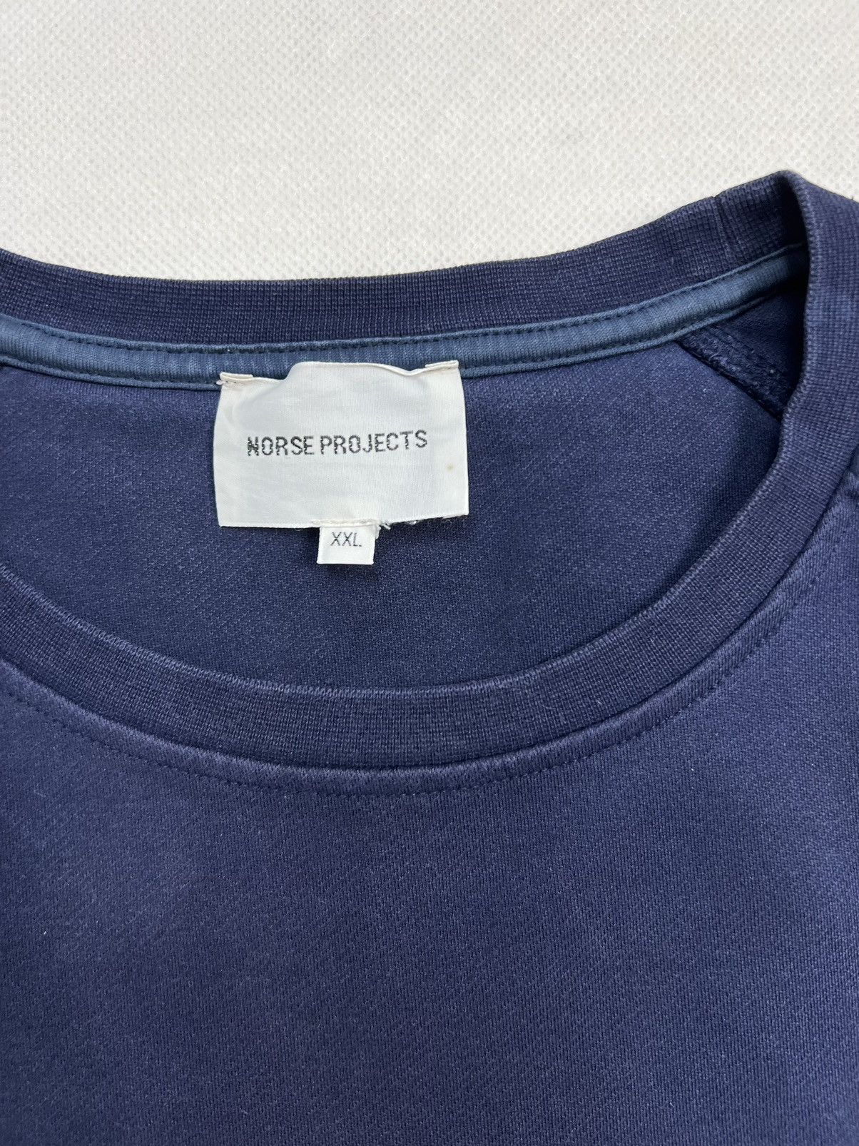 Norse Projects Sweatshirt Norse Project small logo navy Size US XL / EU 56 / 4 - 3 Thumbnail