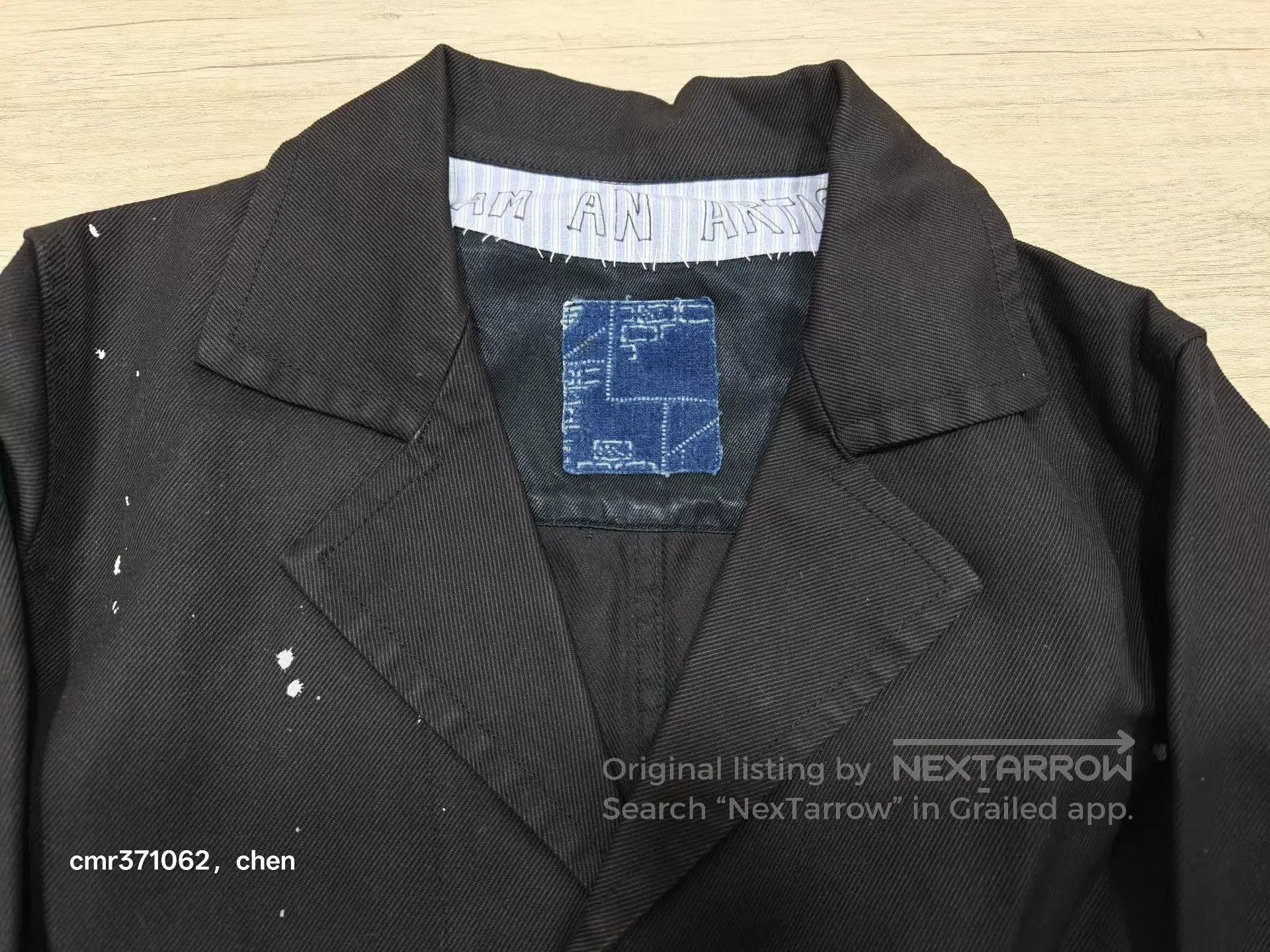 Visvim Black Paint Splatter Long Coat Size M. Size US M / EU 48-50 / 2 - 2 Thumbnail