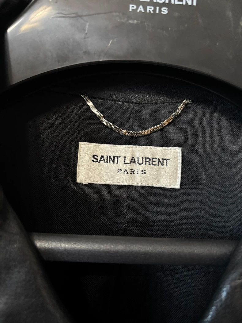 Saint Laurent Paris Saint laurent paris 15ss Lamb Leather Hunting Coat Quinn Le Size US M / EU 48-50 / 2 - 2 Thumbnail