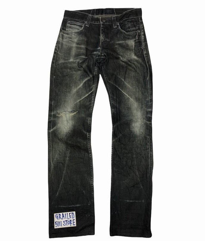 Black Label BACK NUMBER BLACK LABEL DISTRESSED DENIM Size US 31 - 1 Thumbnail