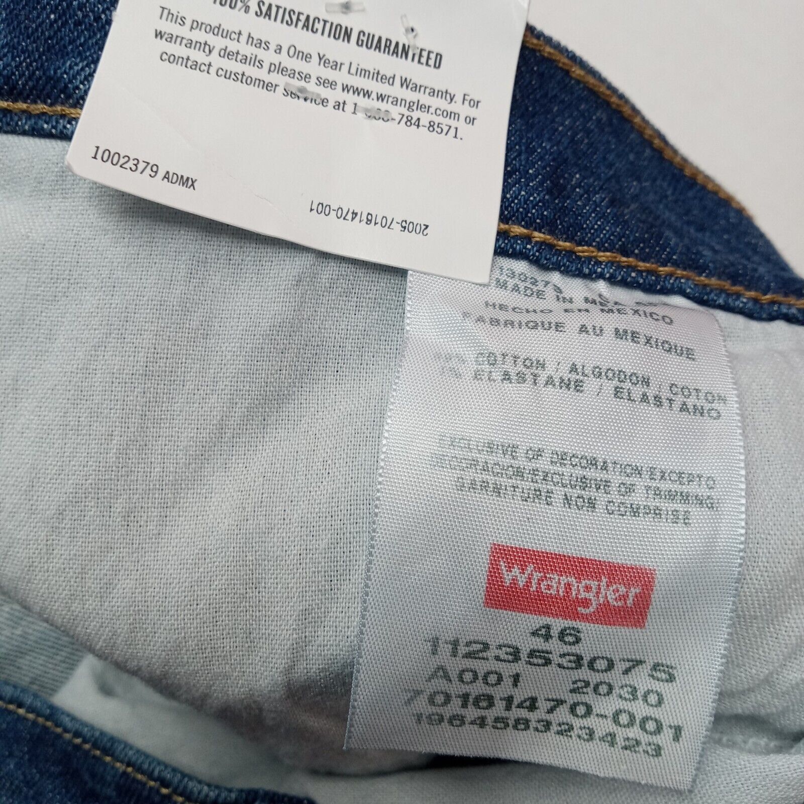 Wrangler Wrangler Five Star Carpenter Flex Denim Shorts Men's 46 Blue Size US 44 / EU 60 - 3 Thumbnail